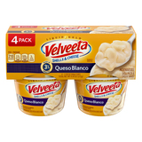 Velveeta Shells & Cheese Queso Blanco Microwavable Shell Pasta & Cheese Sauce, 4 image