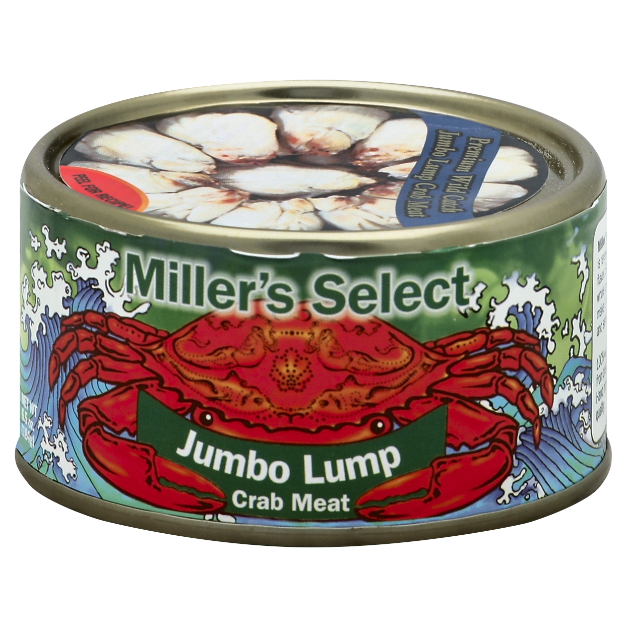 Millers Select Crab Meat 6.5 Oz