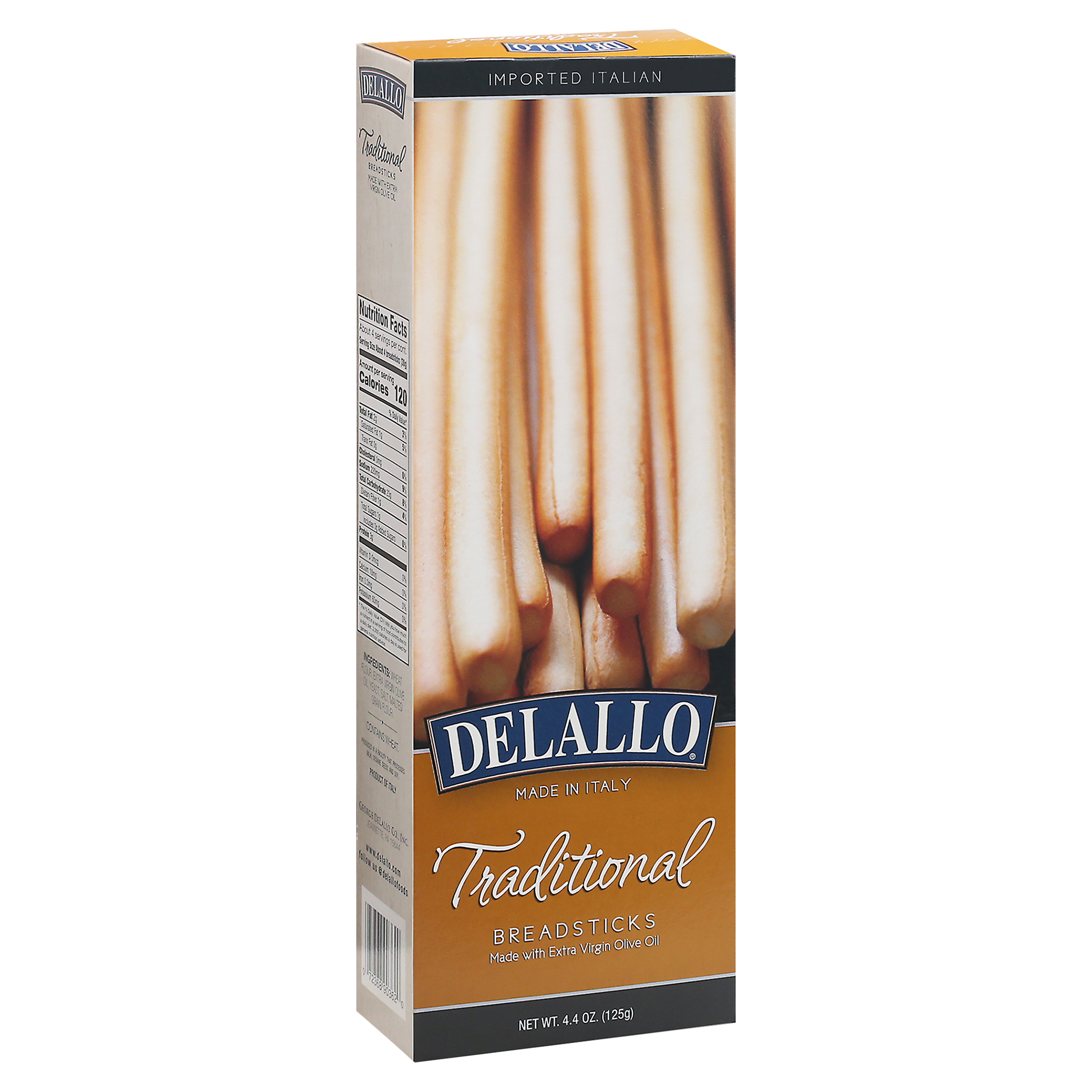 Delallo Traditional Breadsticks 4.4 Oz