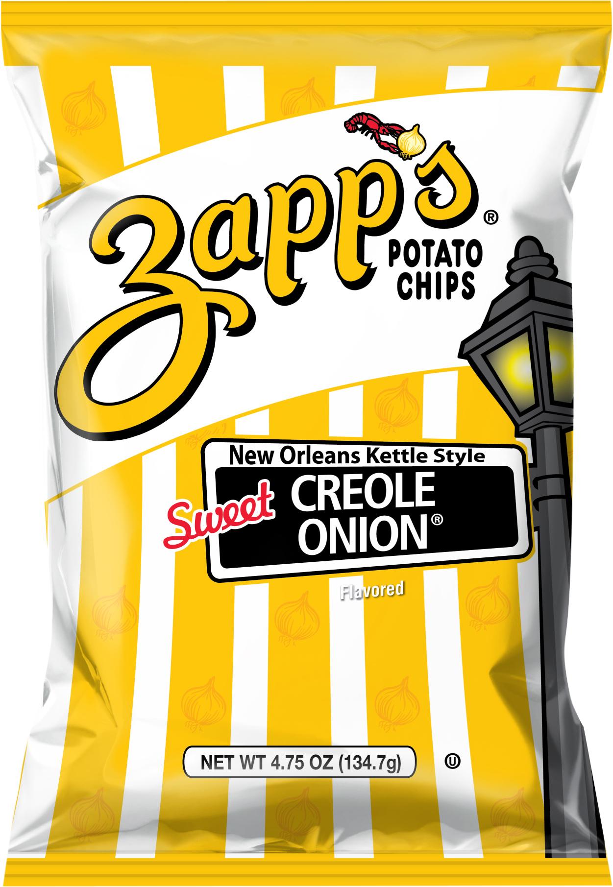 Potato Chips, Sweet Creole Onion, New Orleans Kettle Style