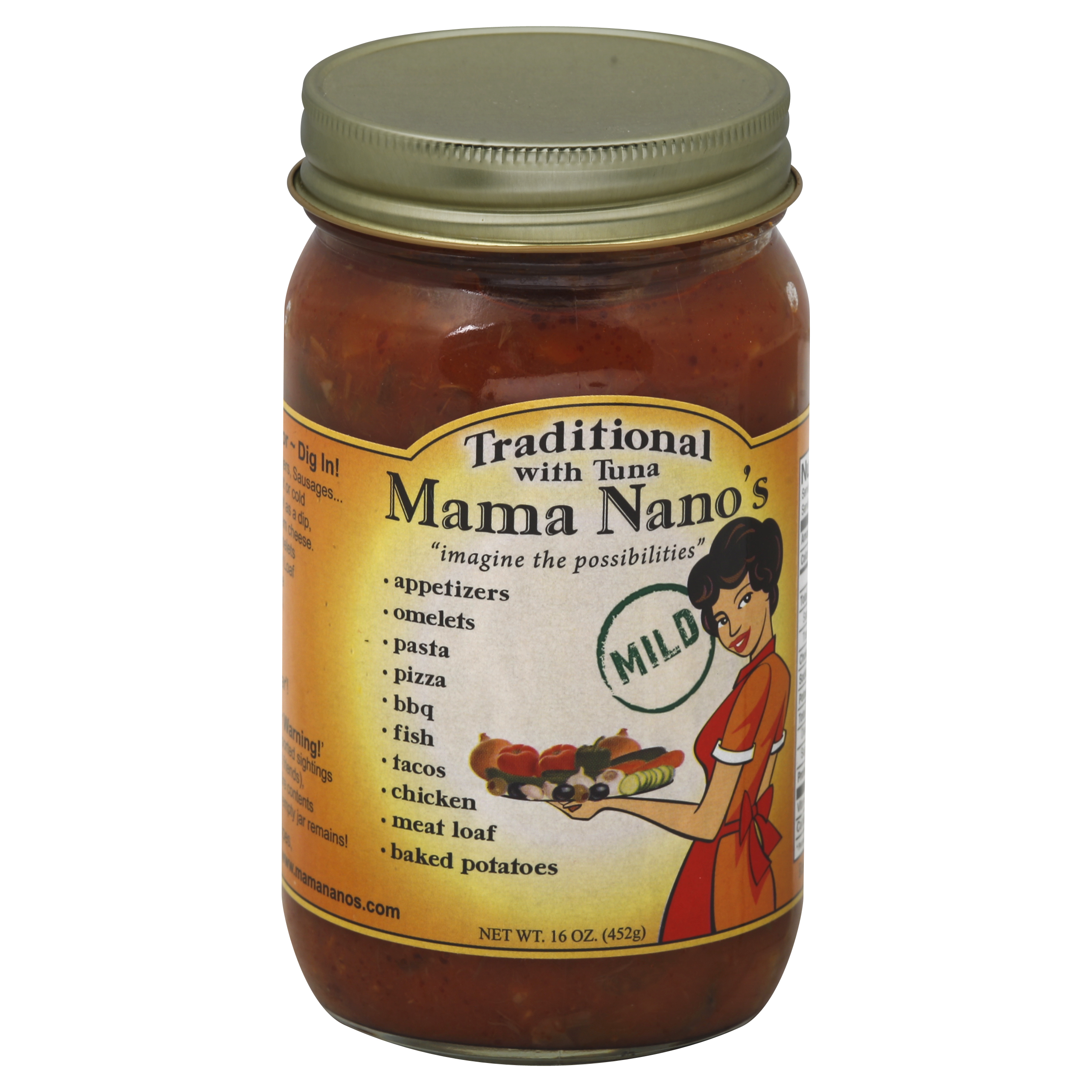 Mama Nanos Sauce 16 Oz
