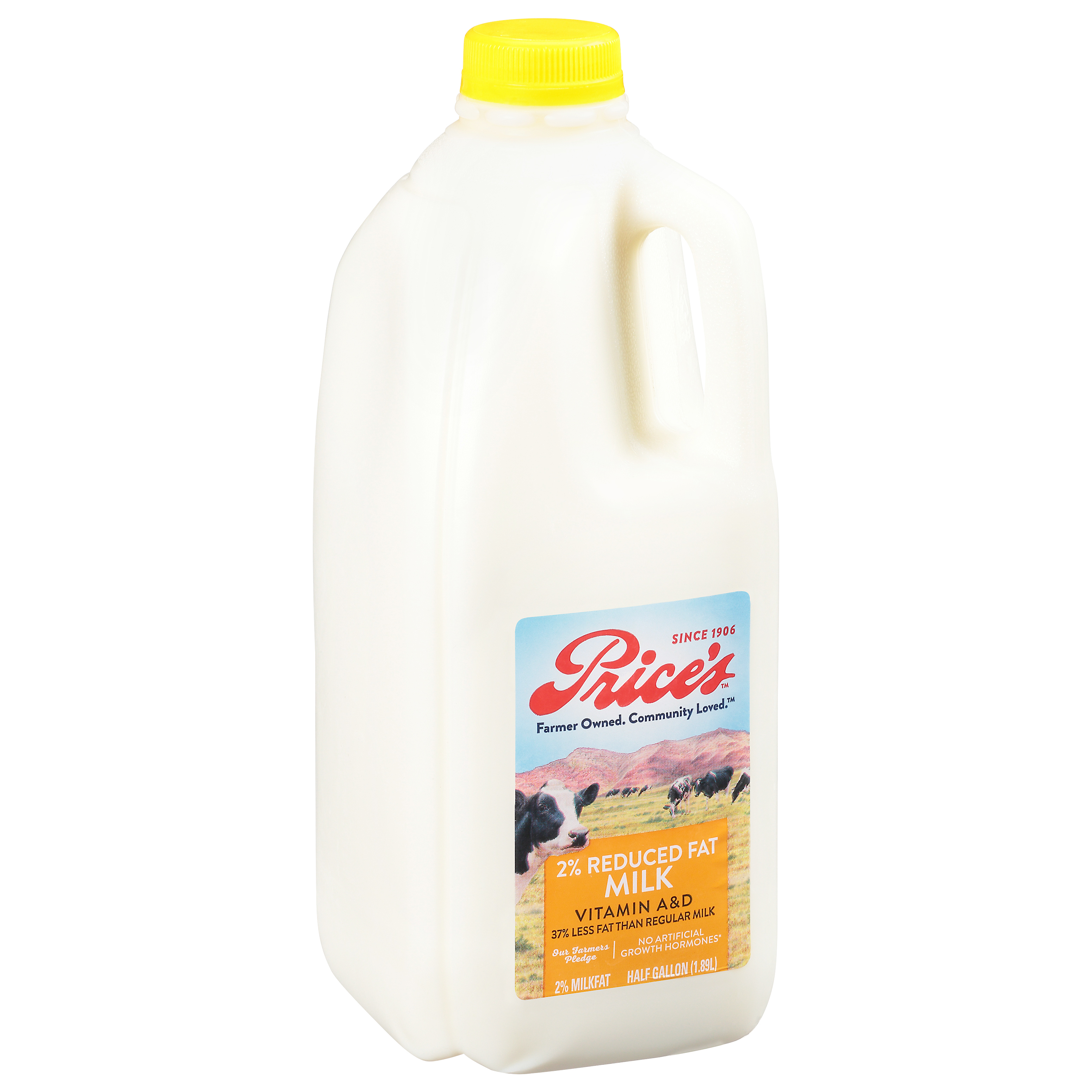 Price's 2% Reduced Fat Milk 0.5 Gal