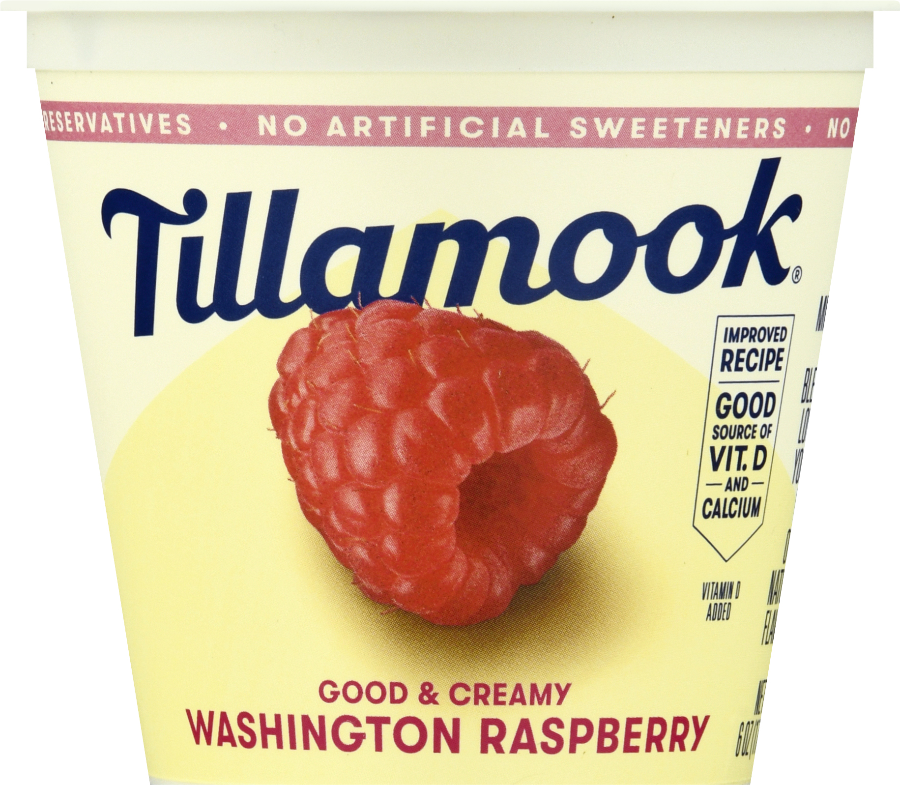 Yogurt, Lowfat, Washington Raspberry, Blended
