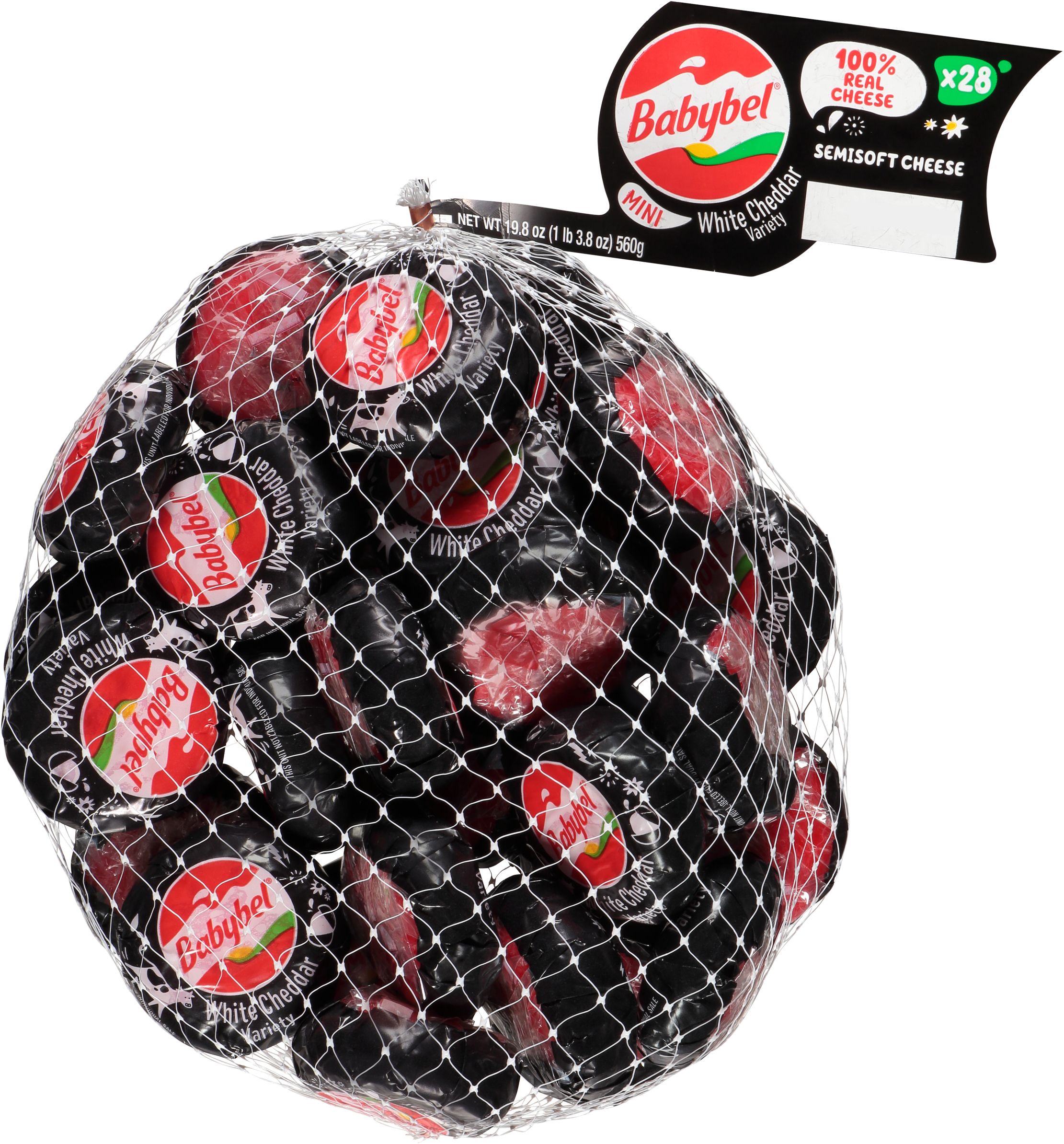 Semisoft Cheese, White Cheddar, Variety, Mini