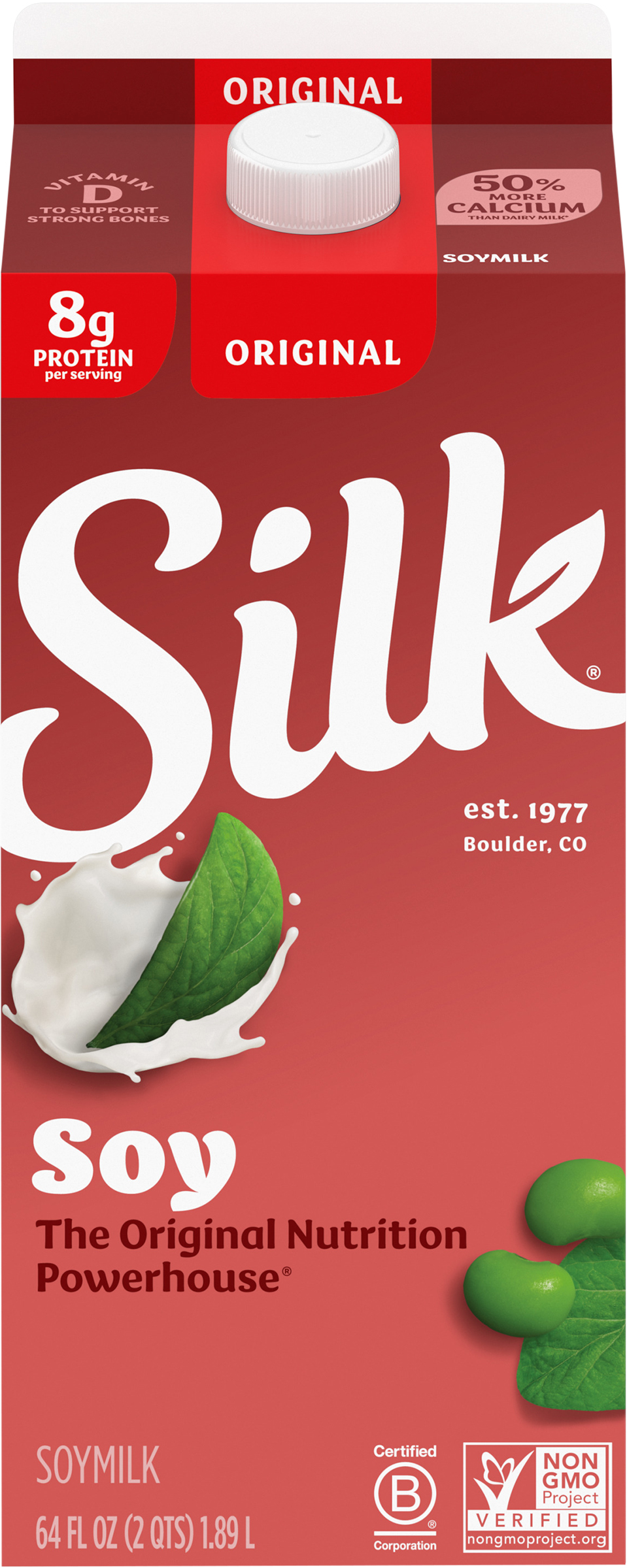 Calories in Soy Milk, Original from Lactasoy