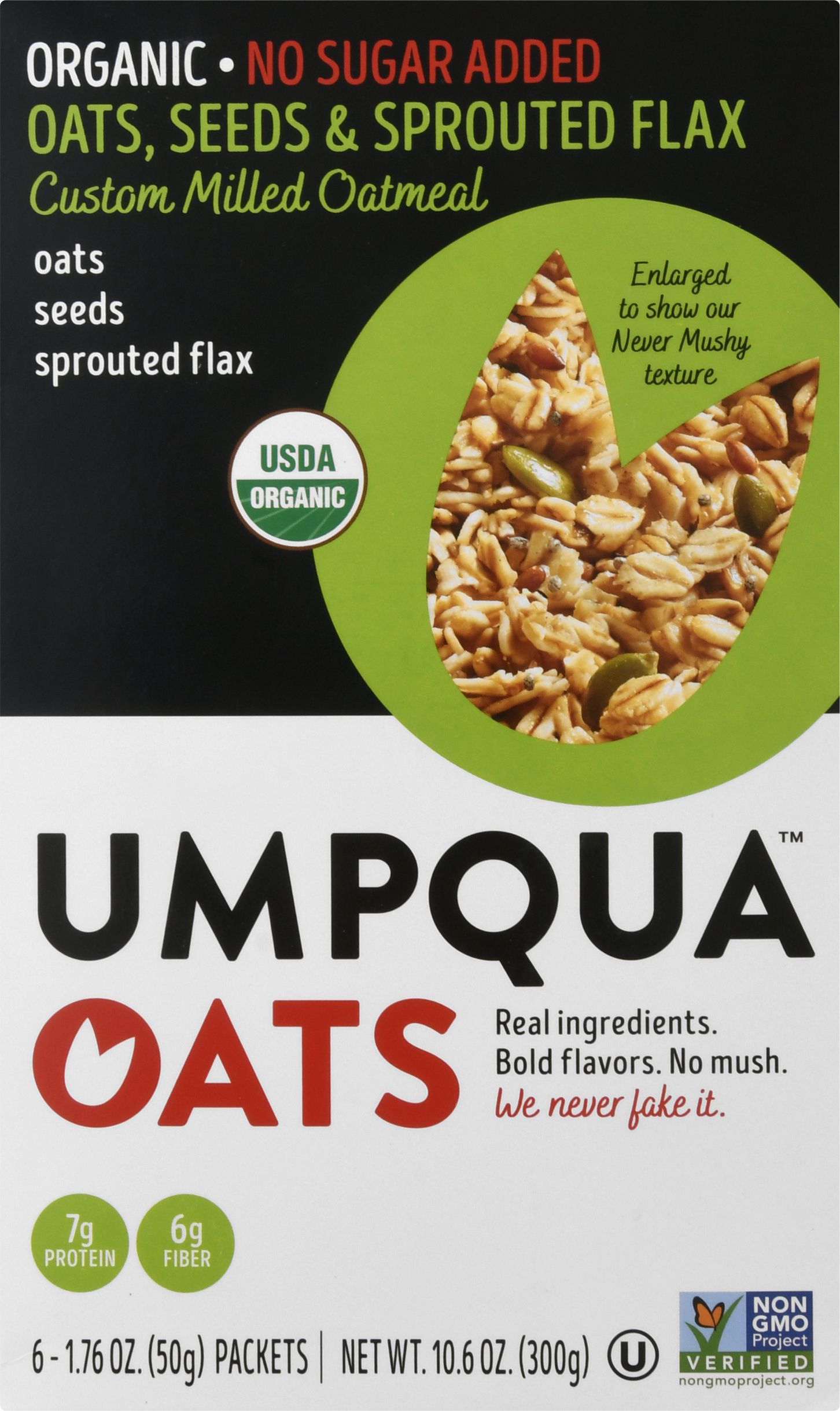Oats, Organic, Seeds & Sprouted Flax