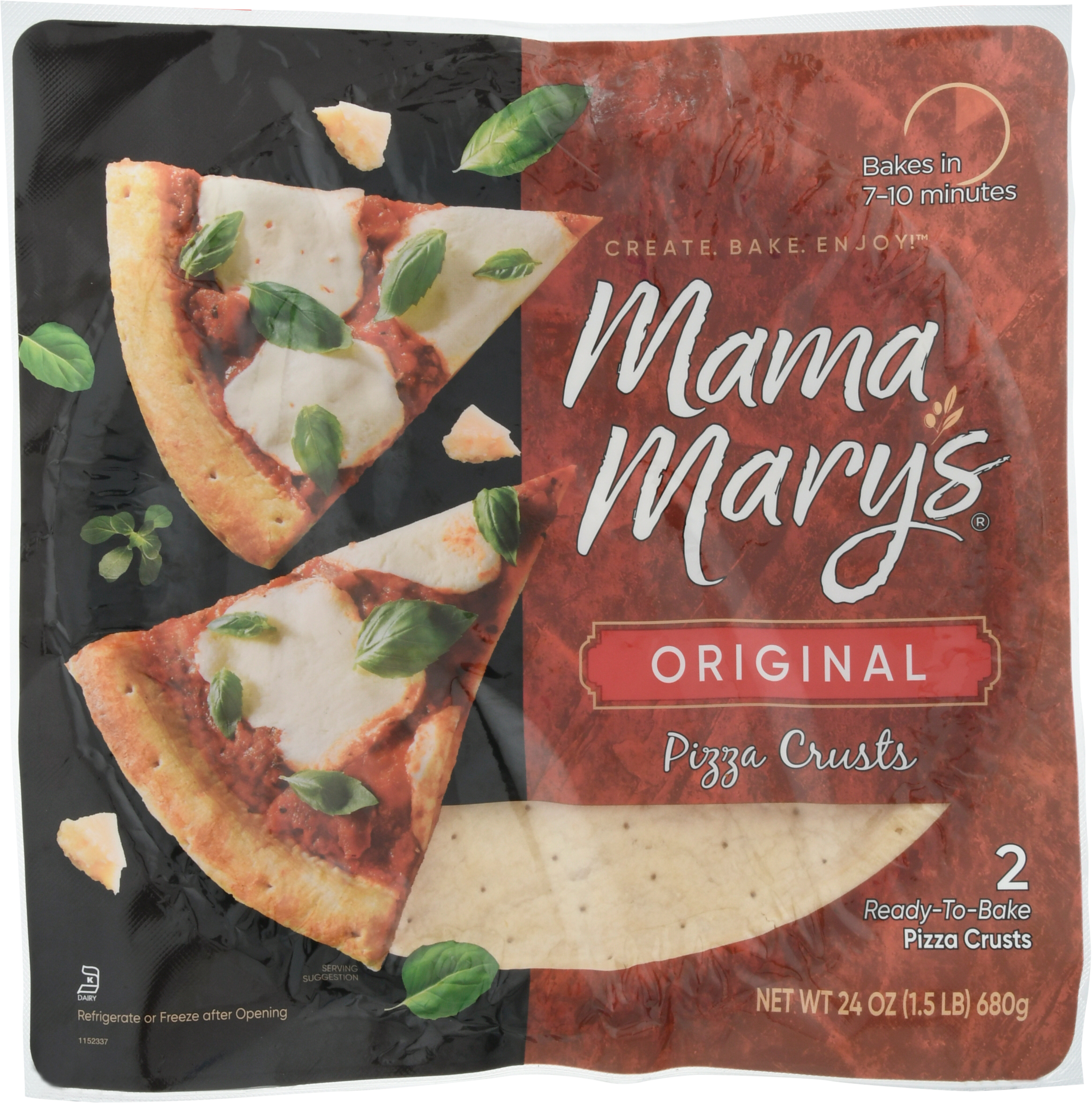 Pizza Crusts, Original, Ready-to-Bake