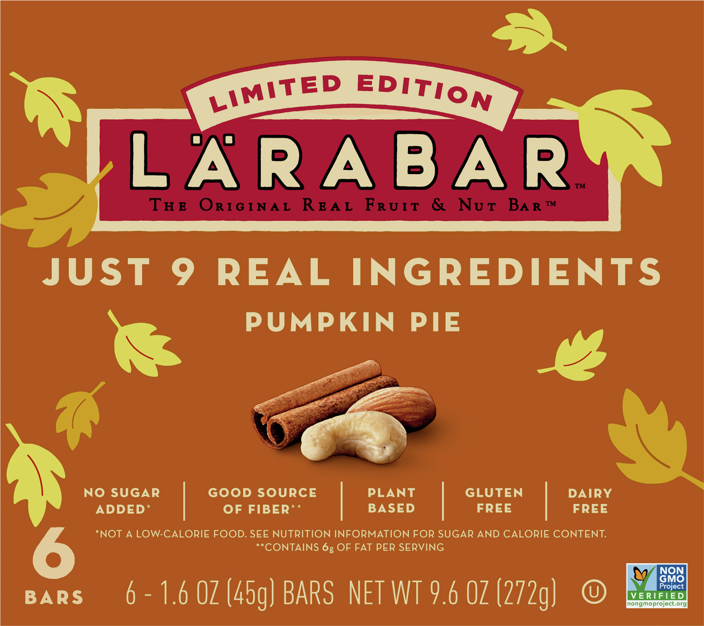Fruit & Nut Bar, Pumpkin Pie