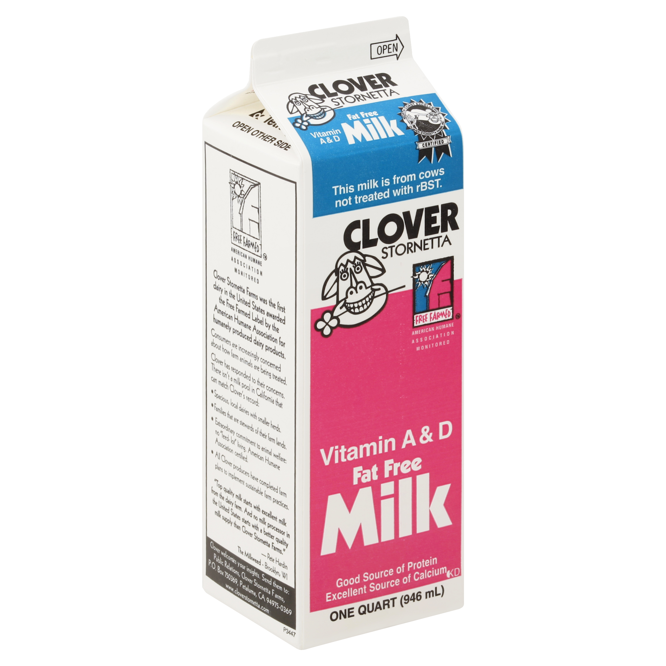 Clover Milk 1 Qt