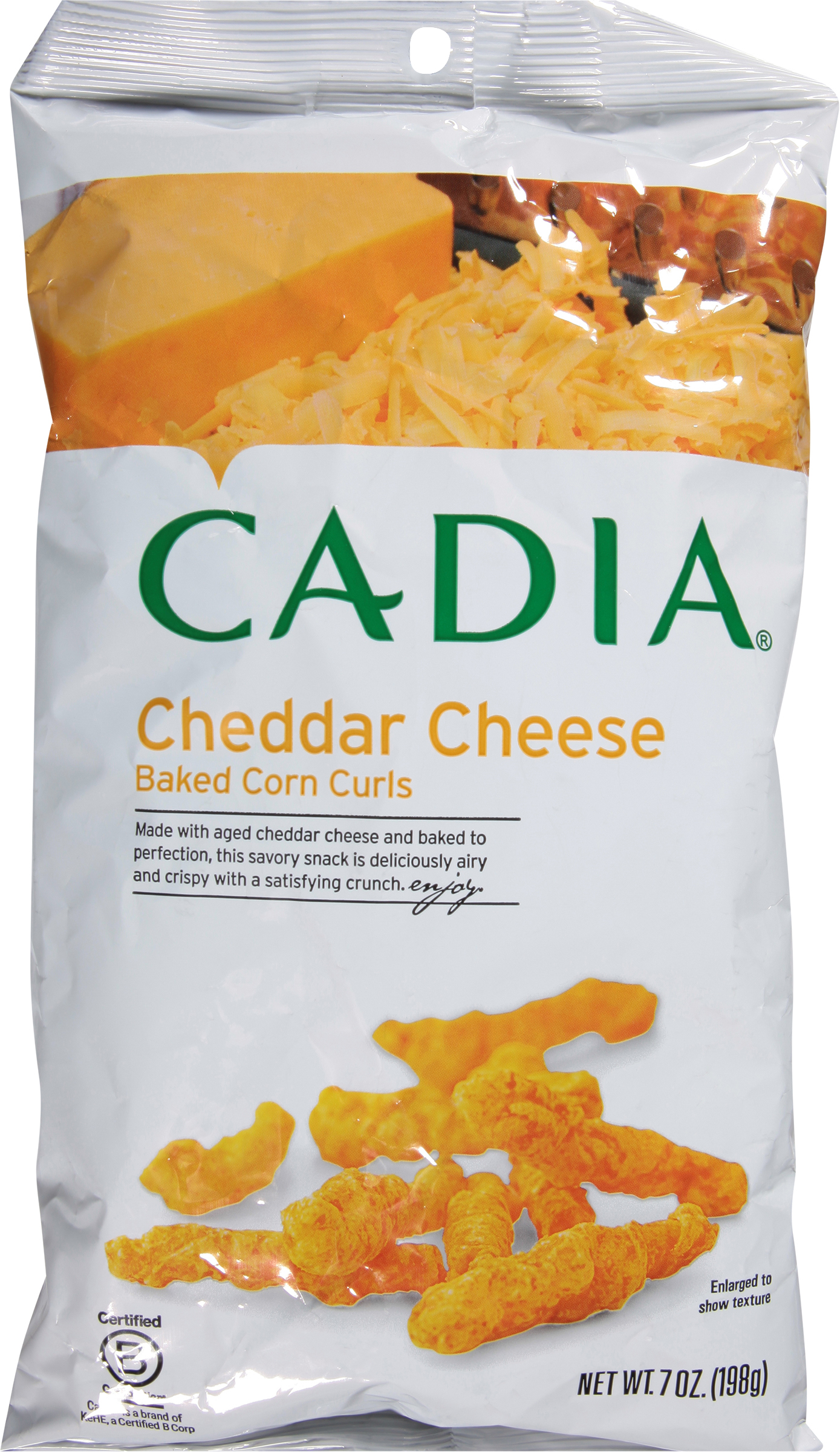 Baked Corn Curls, Cheddar Cheese