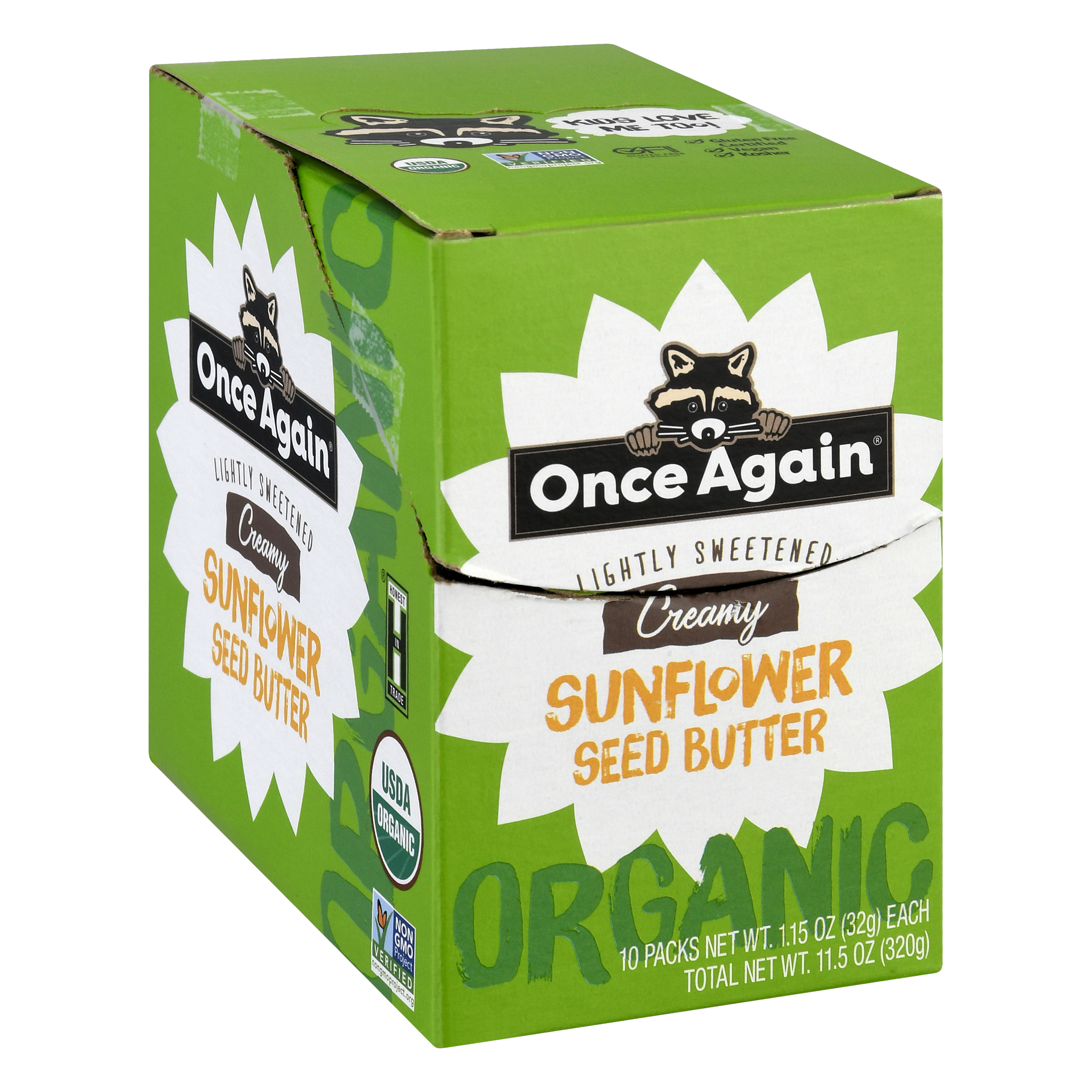 Once Again 10 Packs Creamy Sunflower Seed Butter 10 Ea