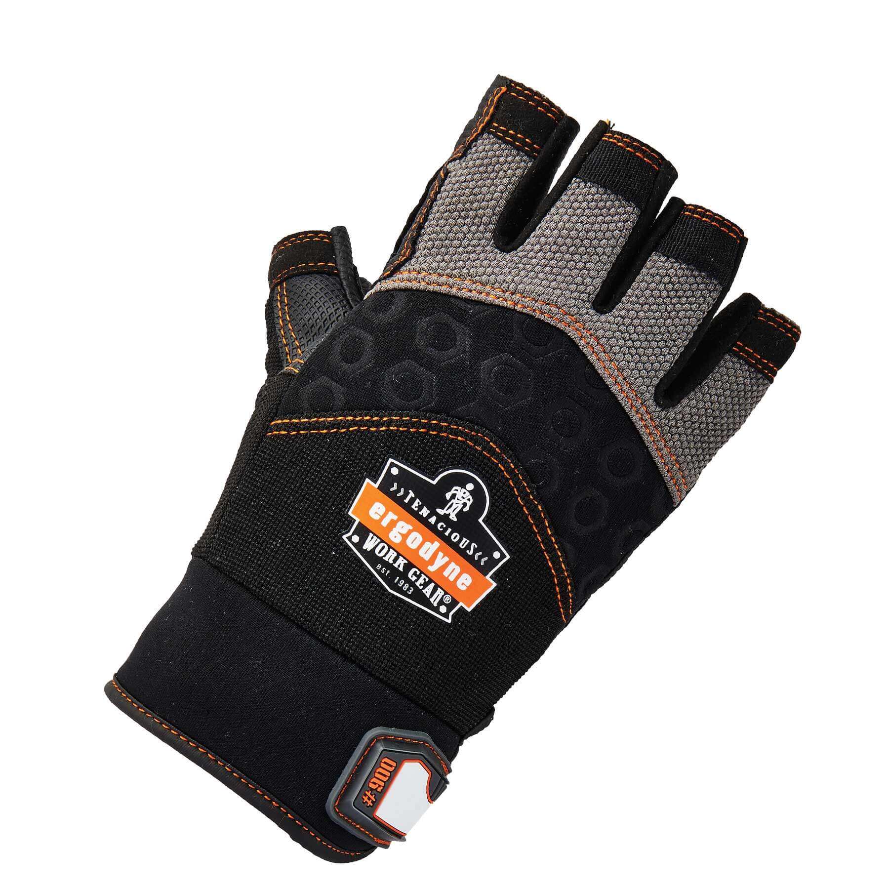 Rubber Anti Vibration Work Gloves Shock Proof Special Gloves for Impact  Drills