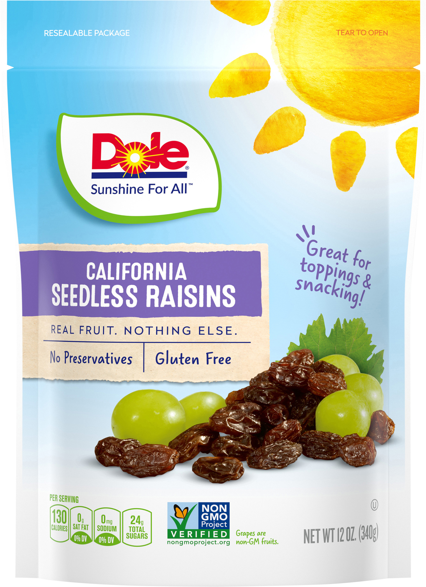 Raisins, Seedless, California