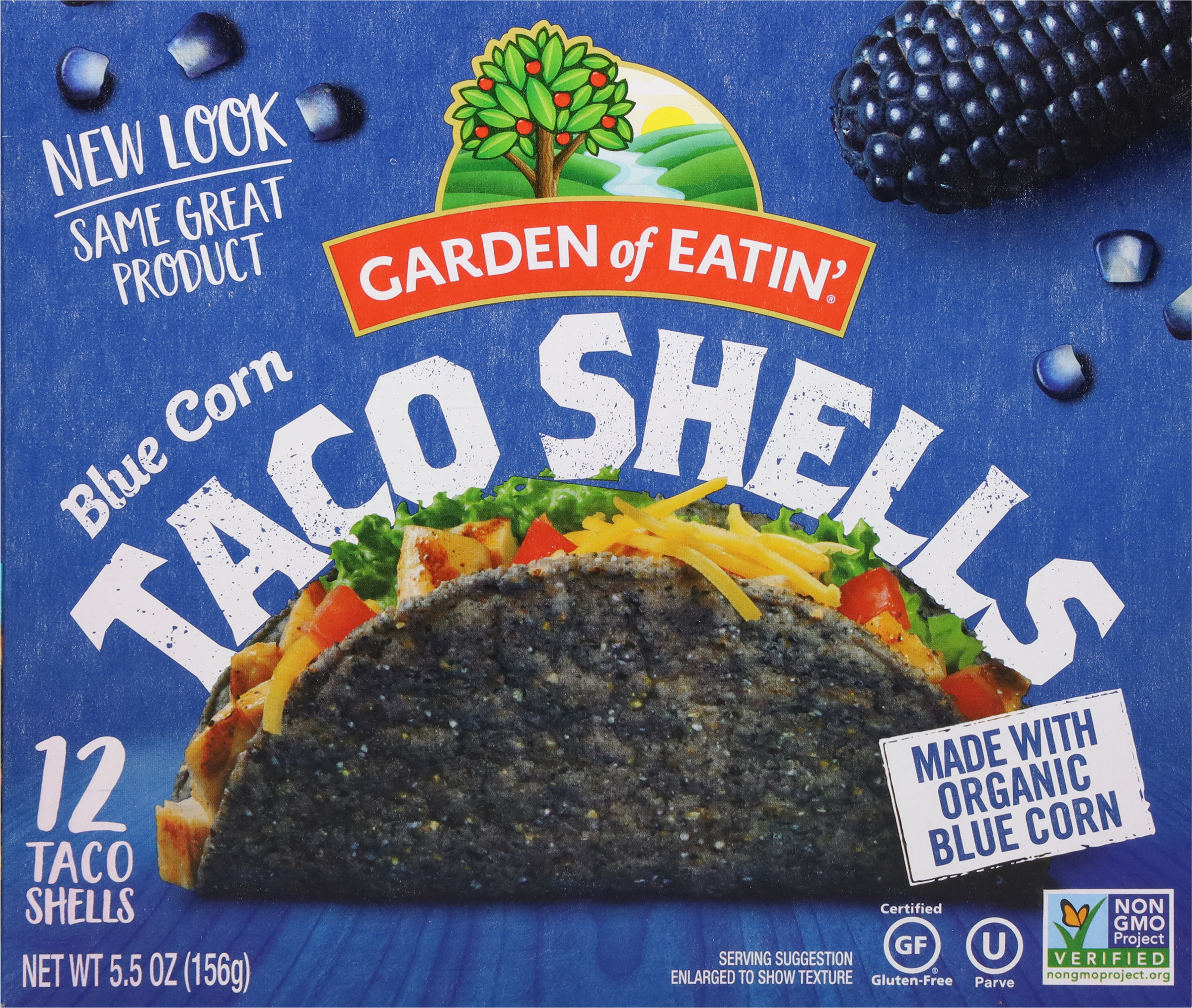 Taco Shells, Blue Corn