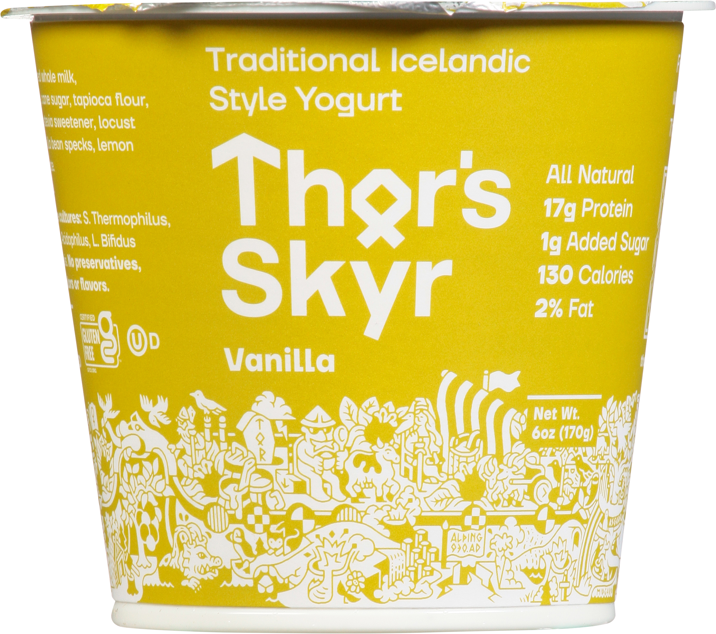 Yogurt, Traditional Icelandic Style, Vanilla