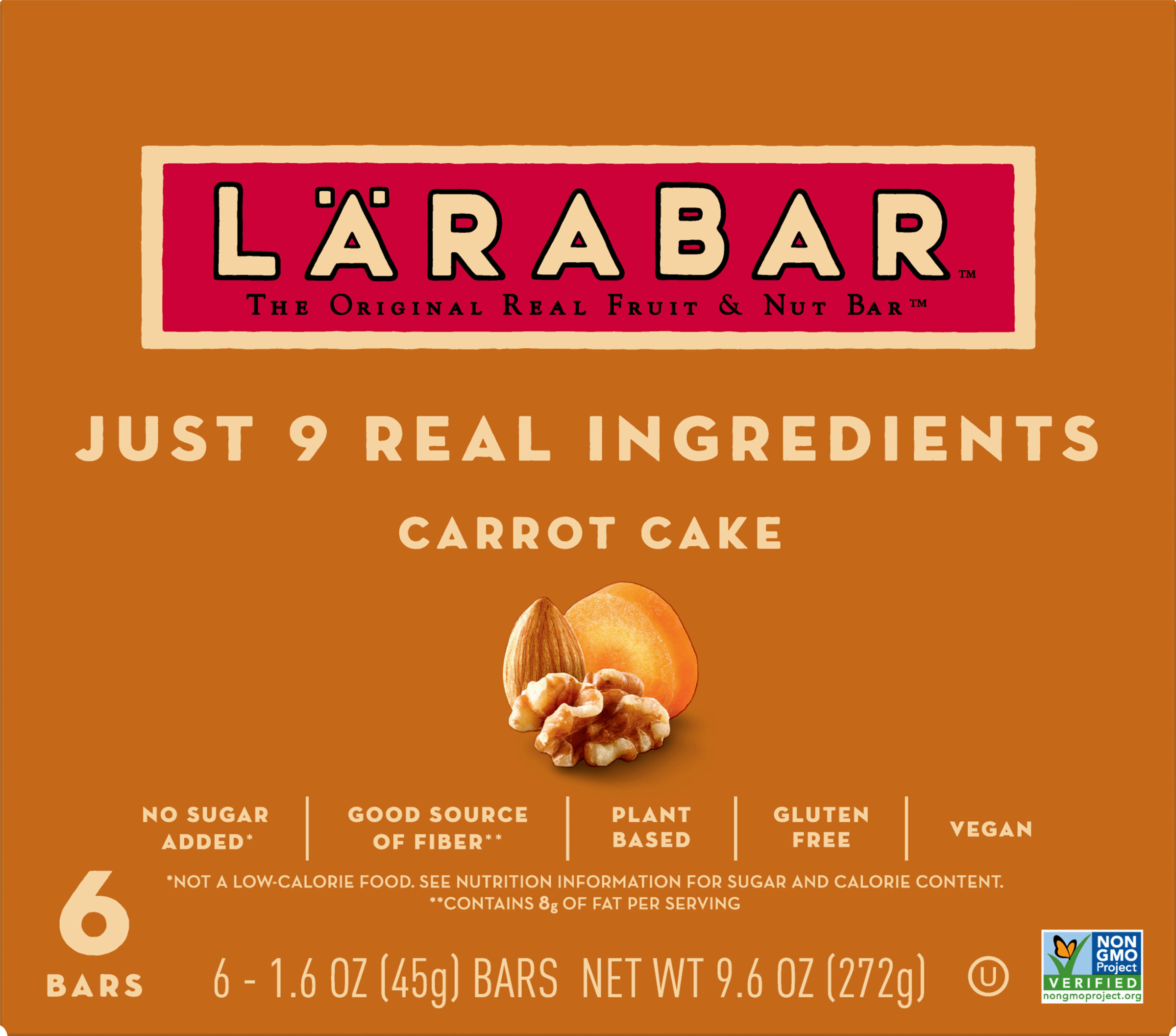 Fruit & Nut Bar, Carrot Cake