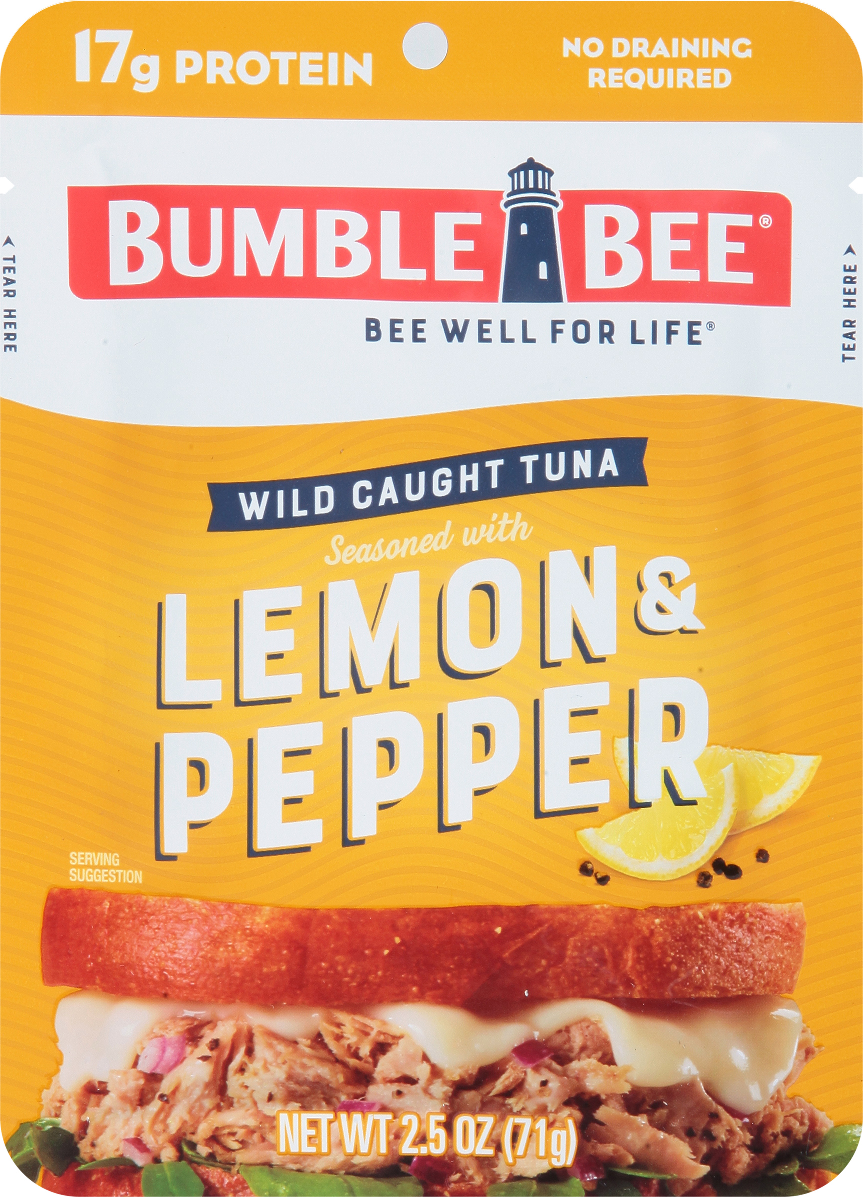 Tuna, Lemon & Pepper, Wild Caught