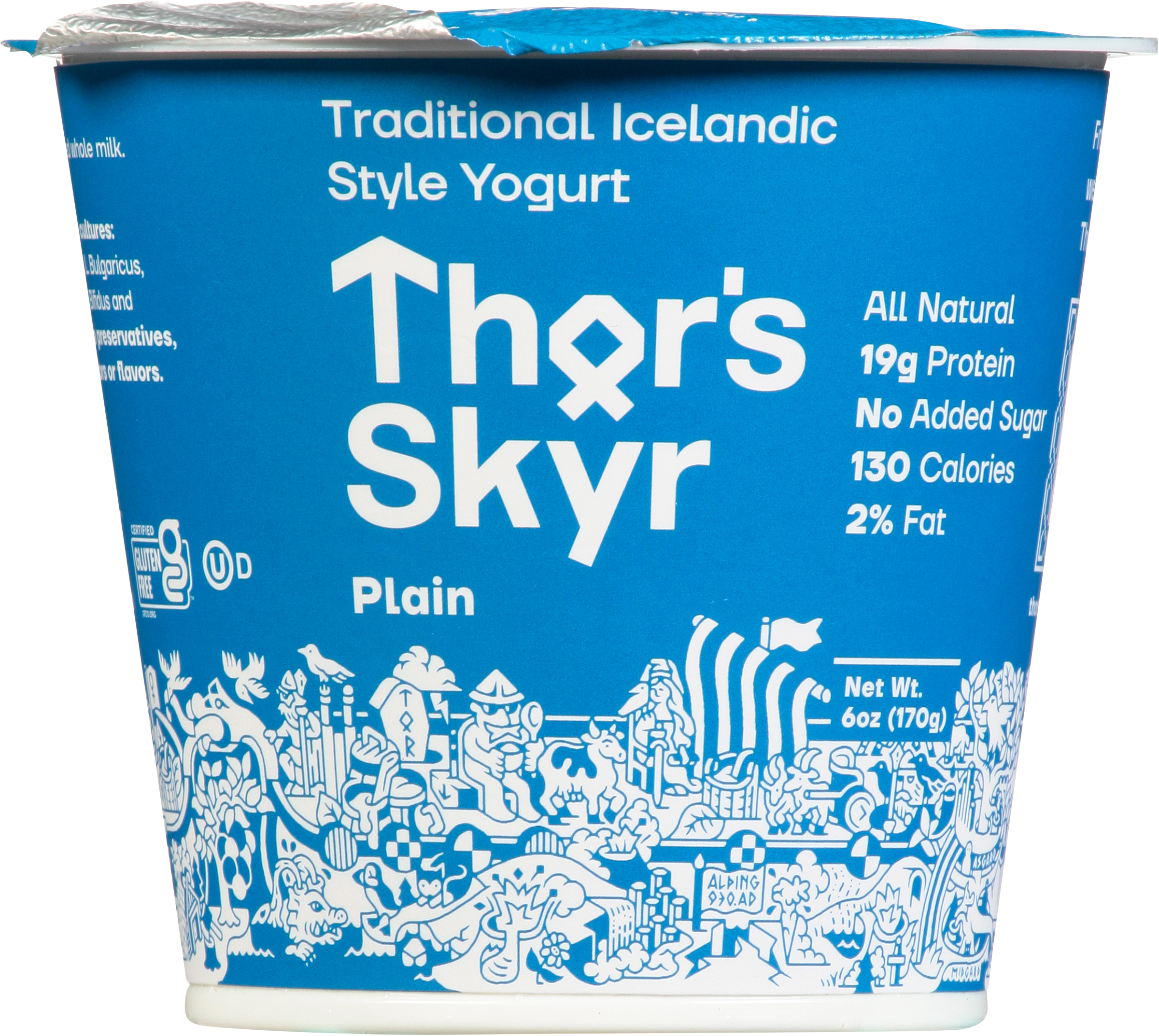 Yogurt, Plain, Traditional Icelandic Style