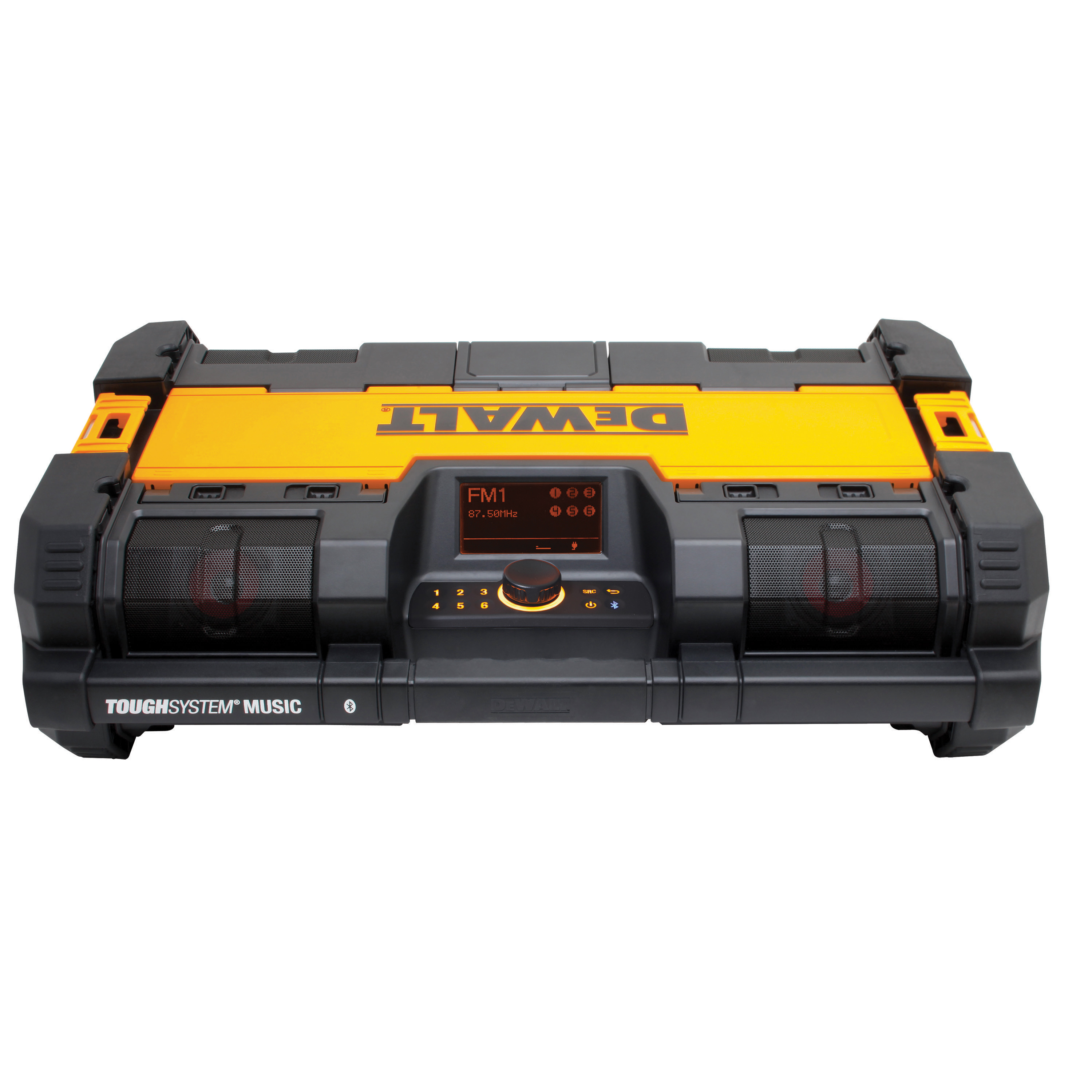 New Dewalt ToughSystem Charger with Dual Battery Ports, USB, Storage