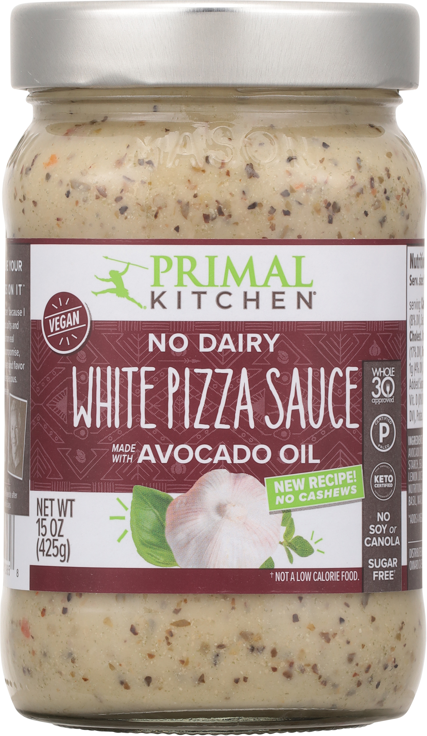 Pizza Sauce, White, No Dairy
