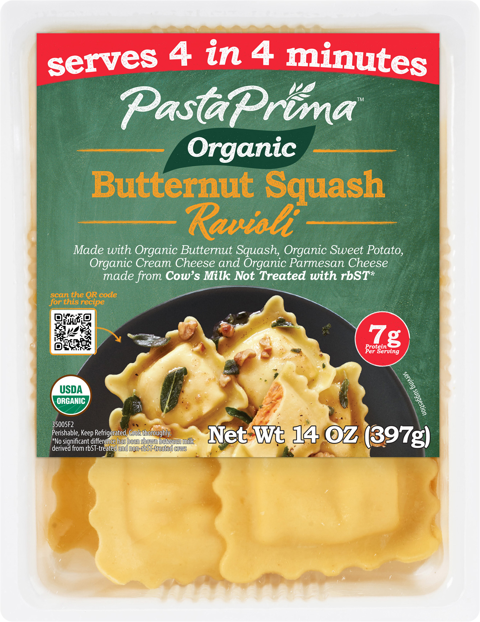 Ravioli, Organic, Butternut Squash