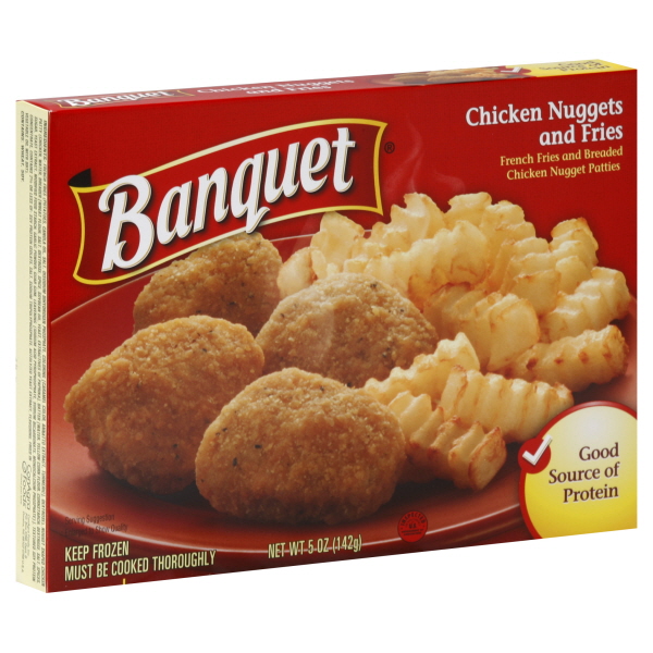Banquet Chicken Nuggets And Fries 5 Oz