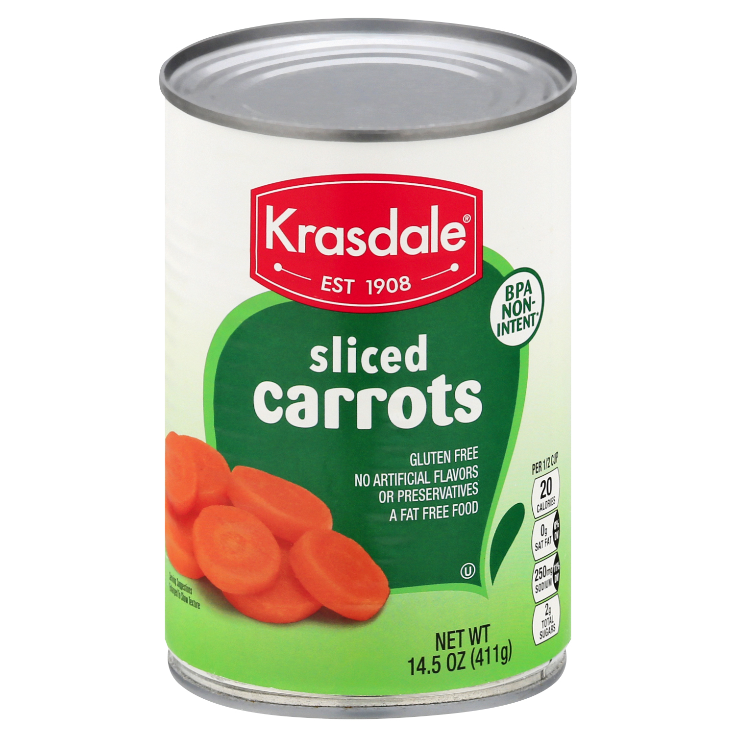 Krasdale Sliced Carrots 14.5 Oz