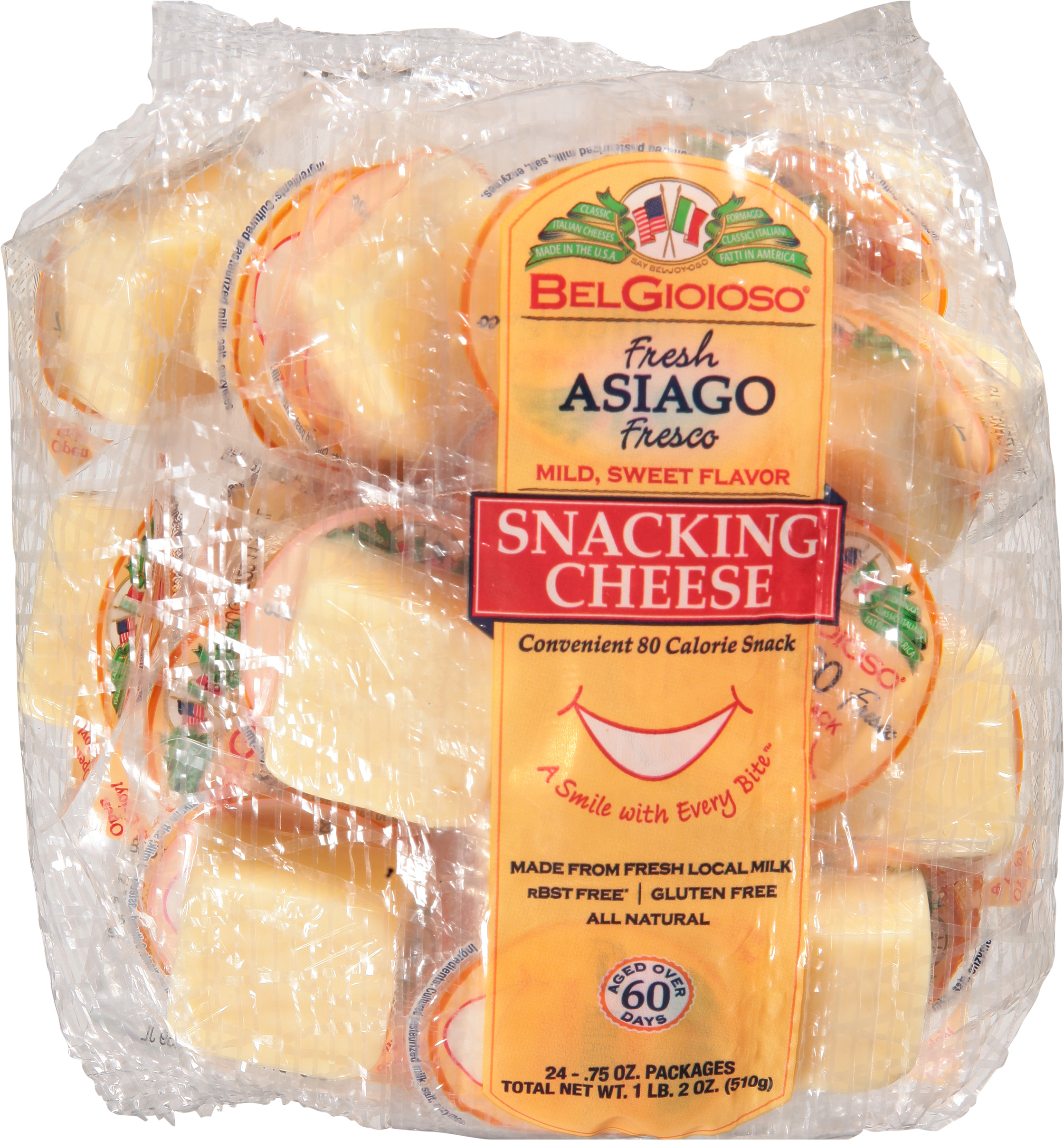 Snacking Cheese, Fresh Asiago