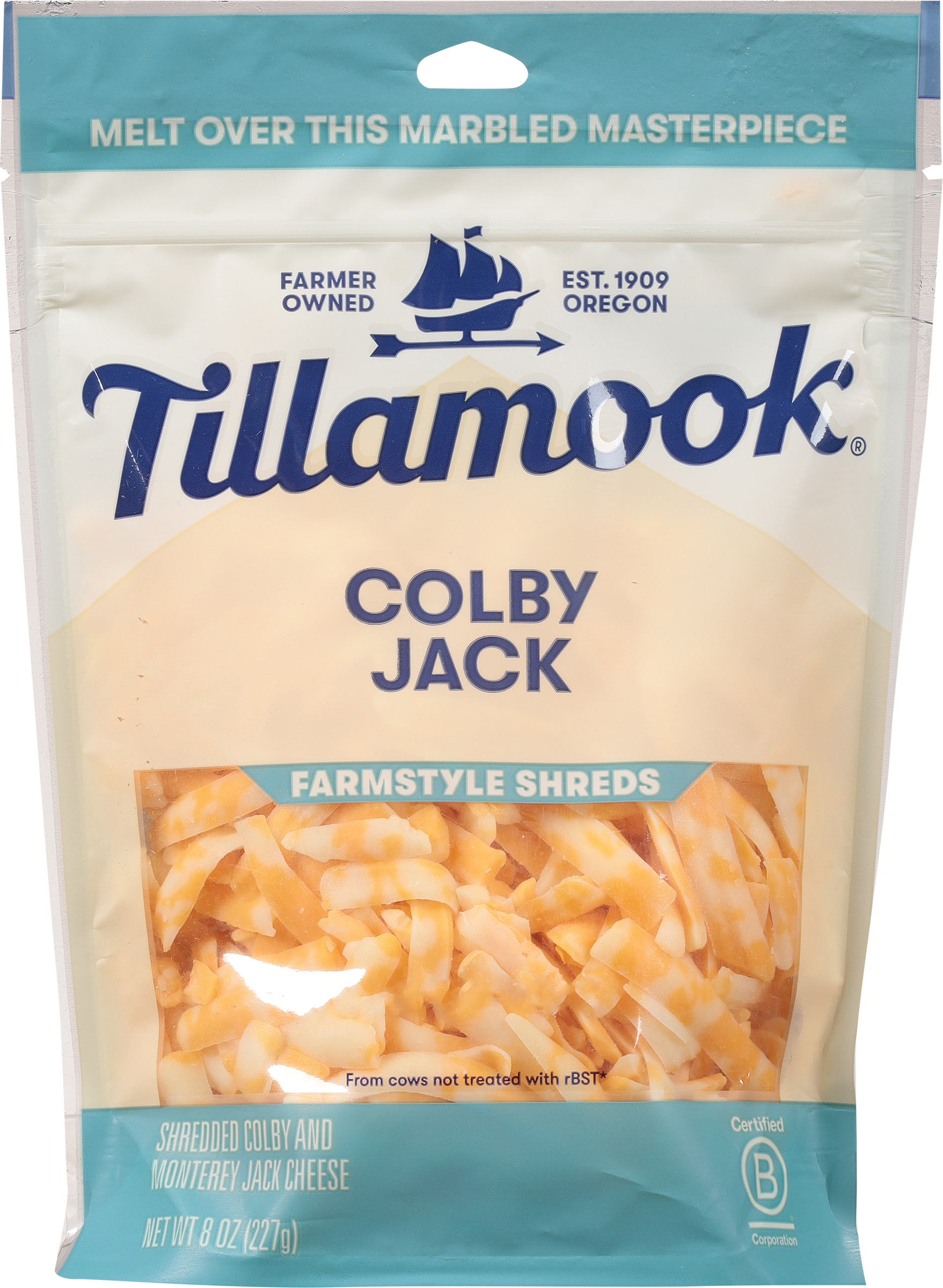 Cheese, Colby Jack, Farmstyle Shreds