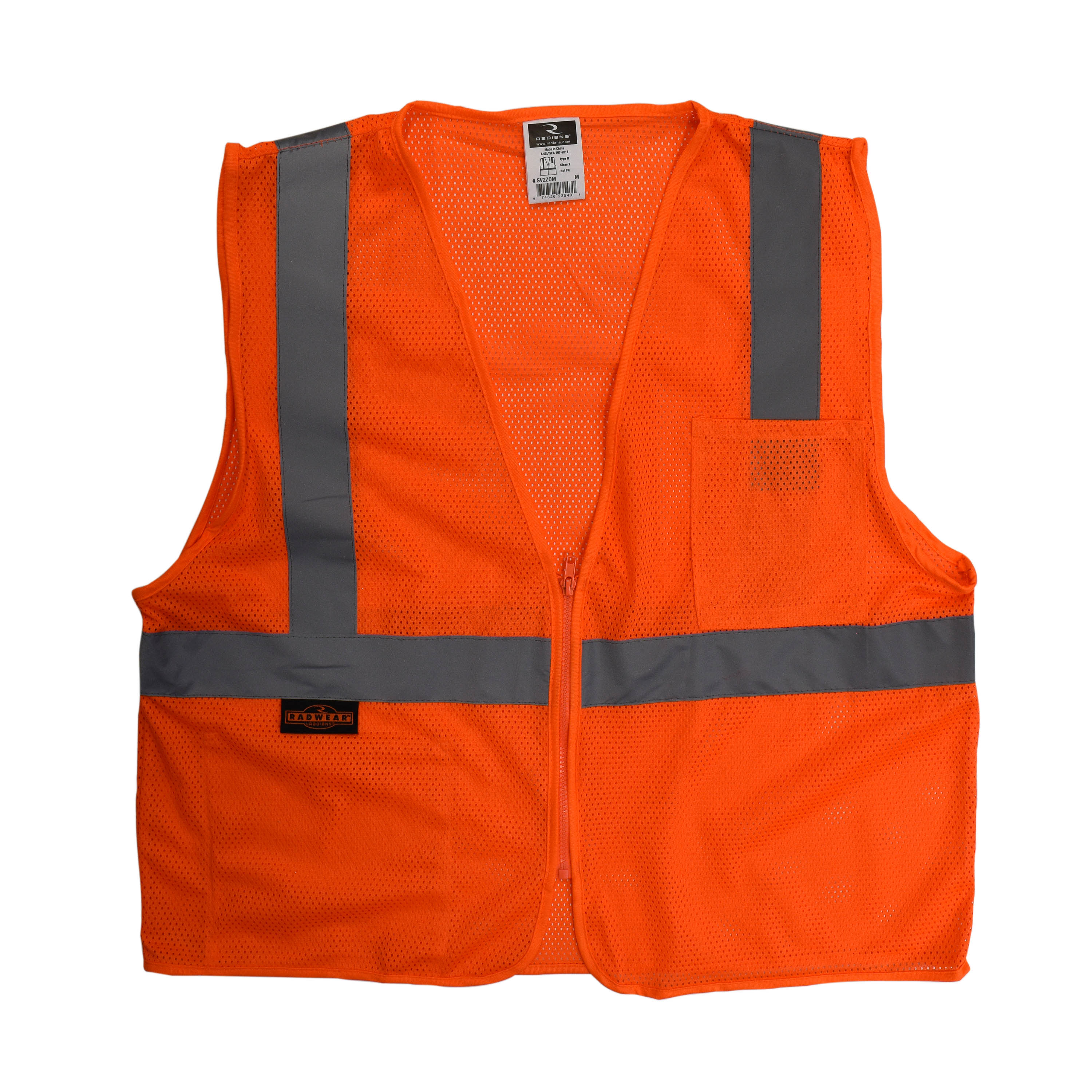 White Cap | Radians L SV2Z Class 2 Orange Mesh Economy Safety Vest