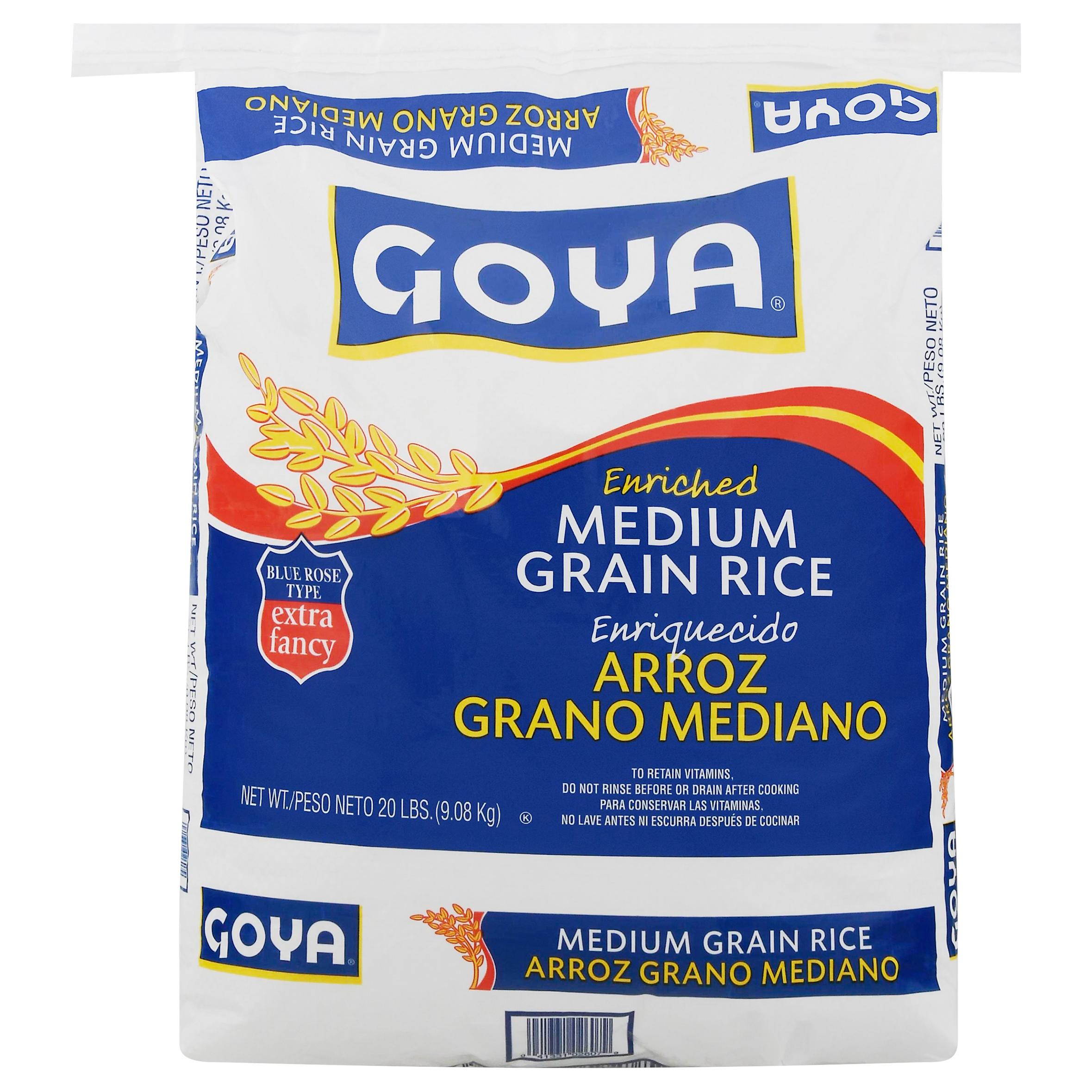 Goya Enriched Medium Grain Rice 20 Lb