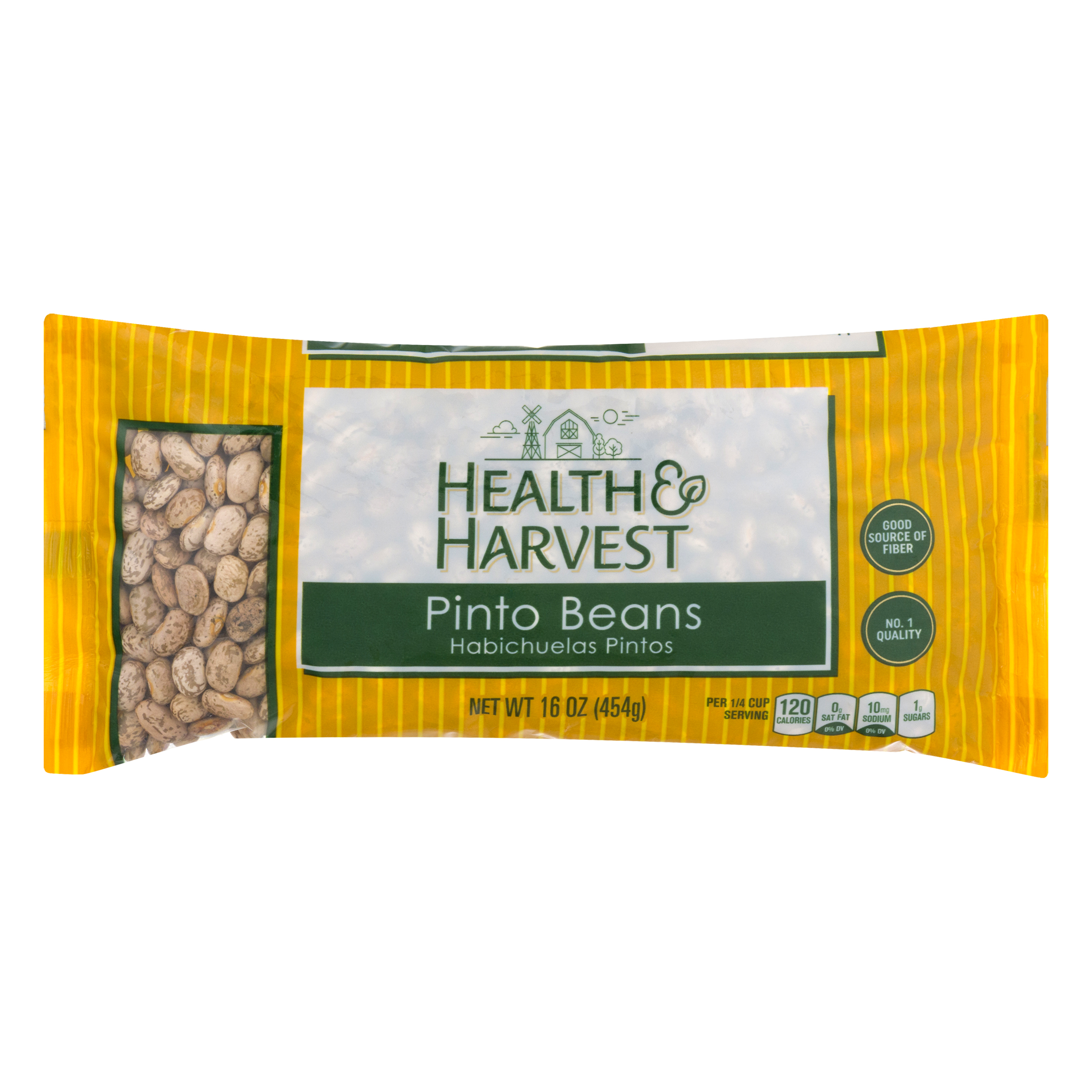 Health & Harvest Pinto Beans 16 Oz