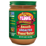 Peanut Butter, Unsalted, Smooth
