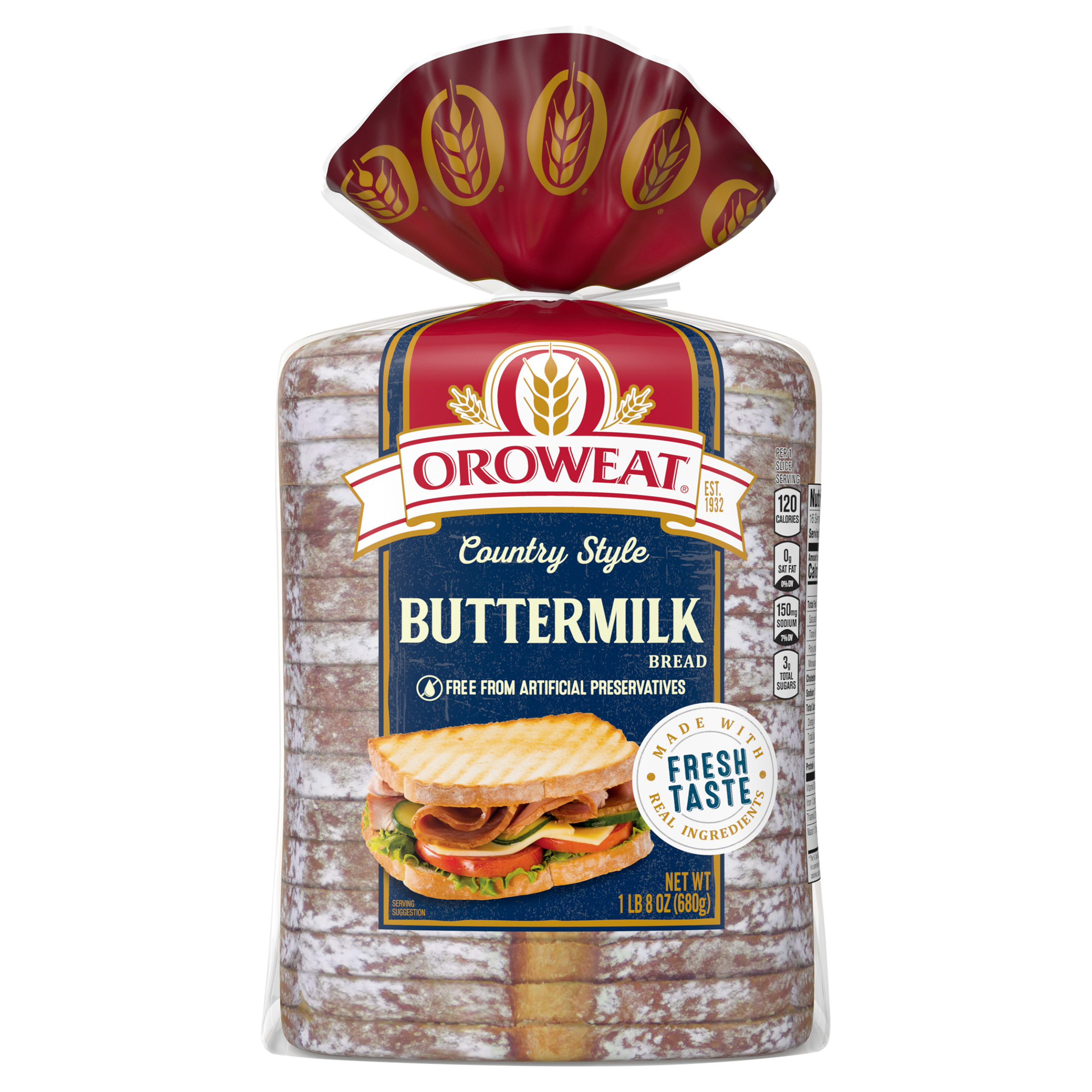 Bread, Buttermilk, Country Style