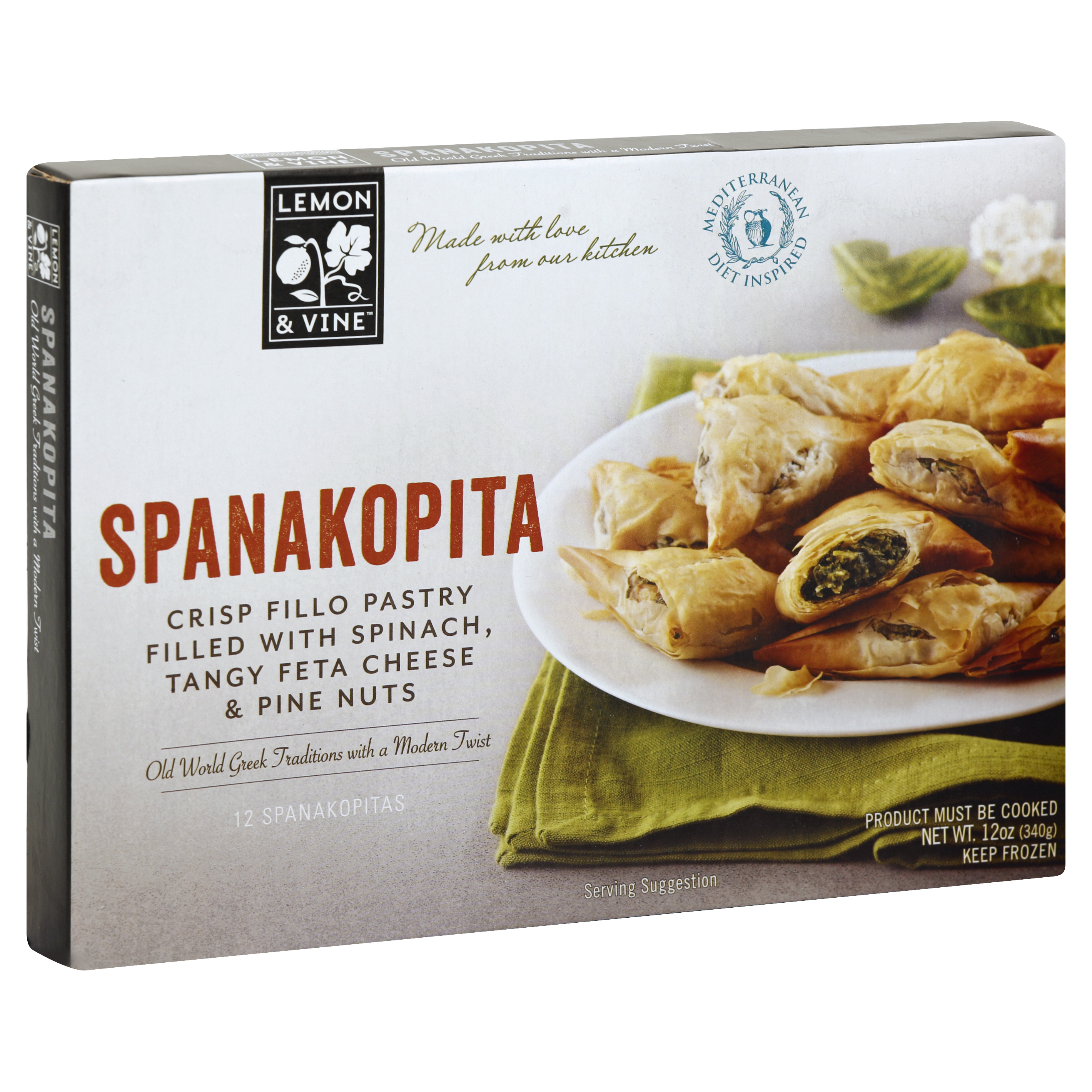 Lemon & Vine Spanakopita 12 Ea