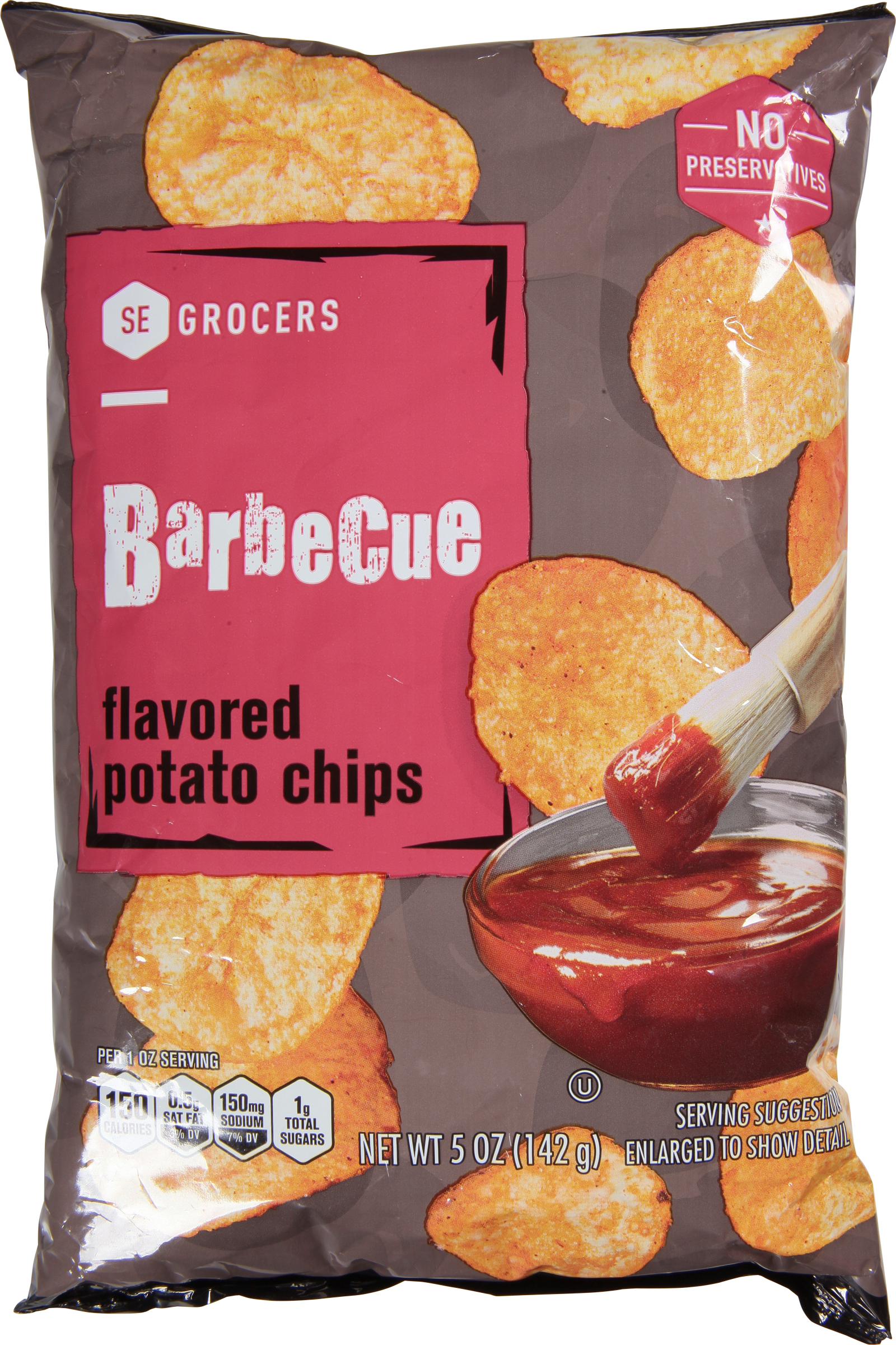 Potato Chips, Barbecue Flavored