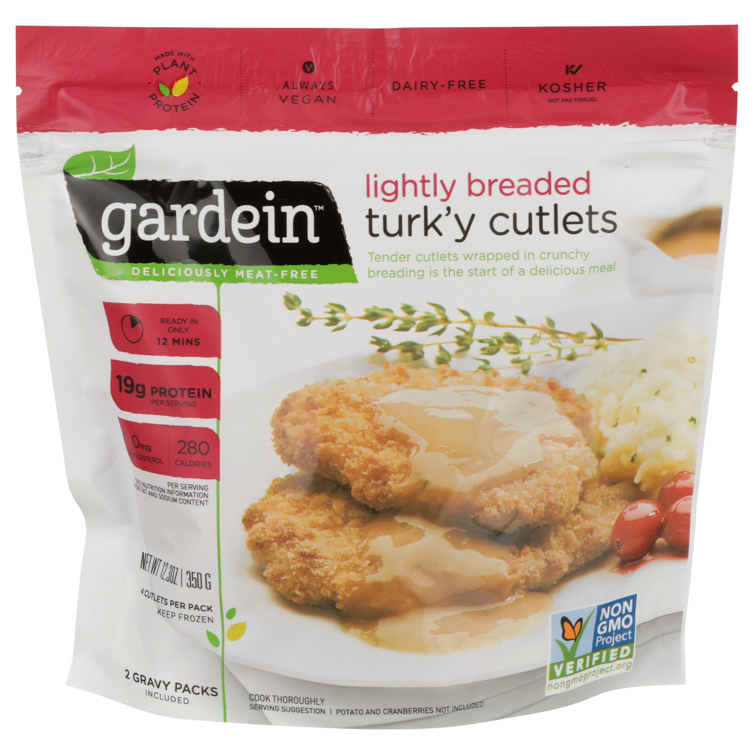 Turk'y Cutlets, Lightly Breaded