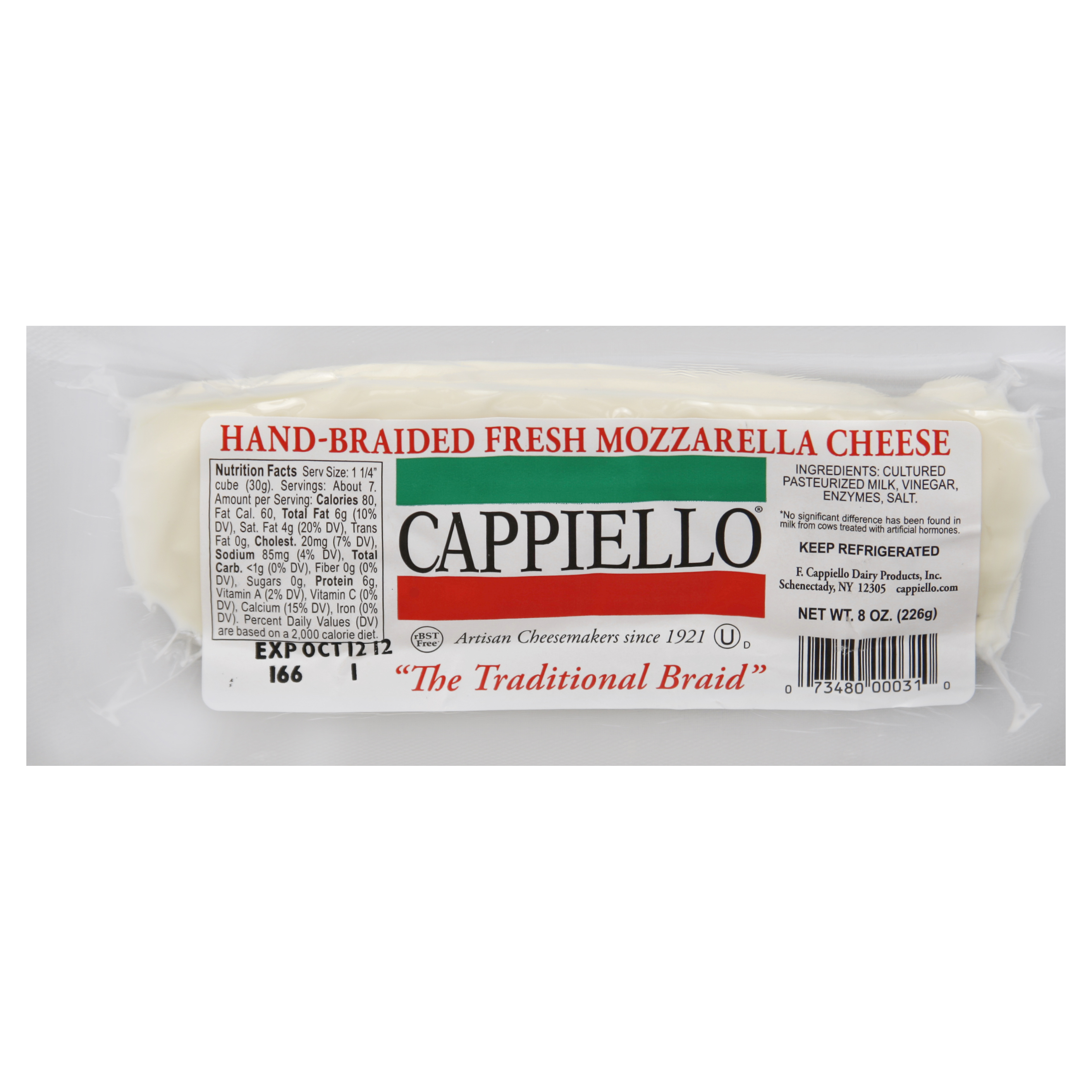 Cappiello Mozzarella 8 Oz