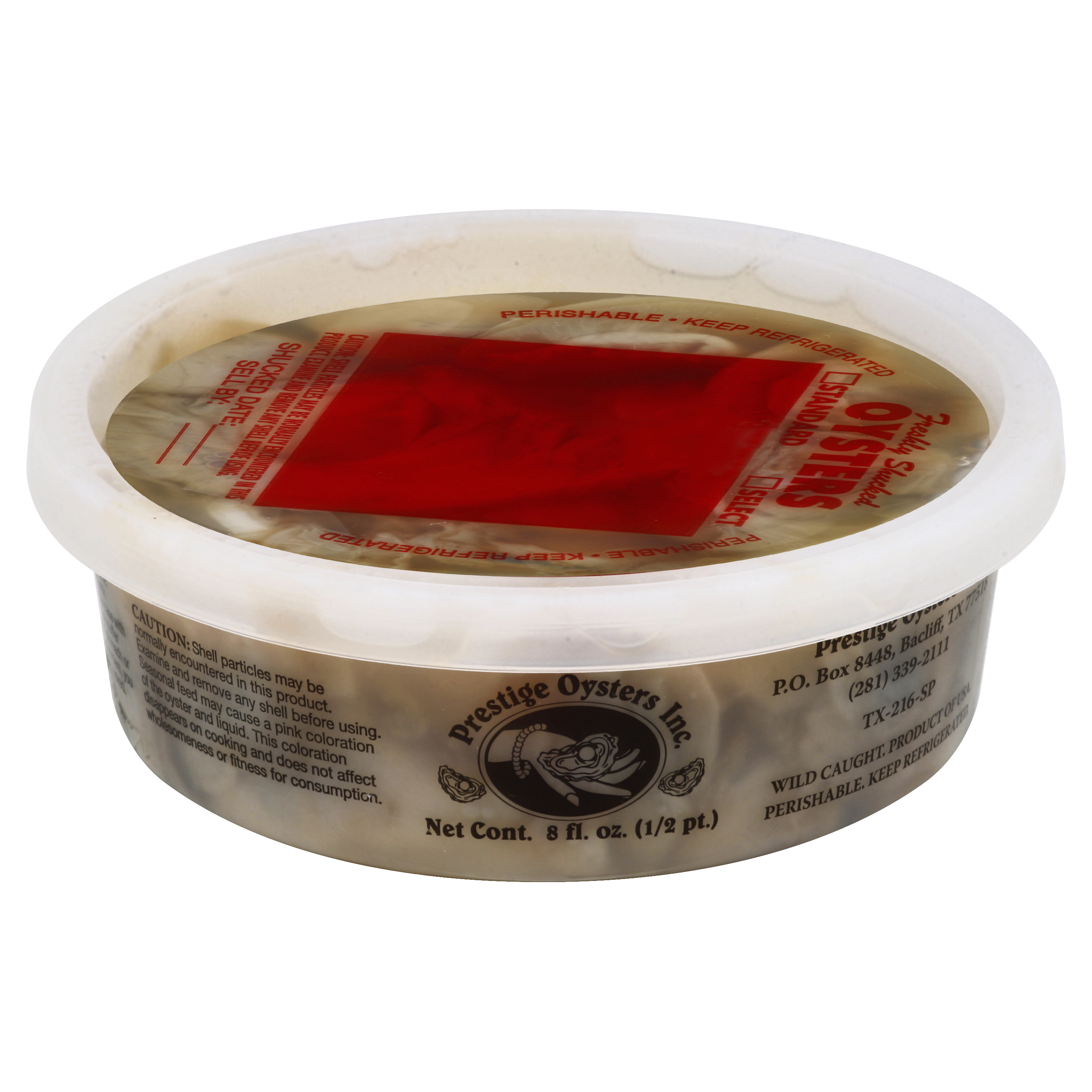 Prestige Oysters Oysters 8 Oz