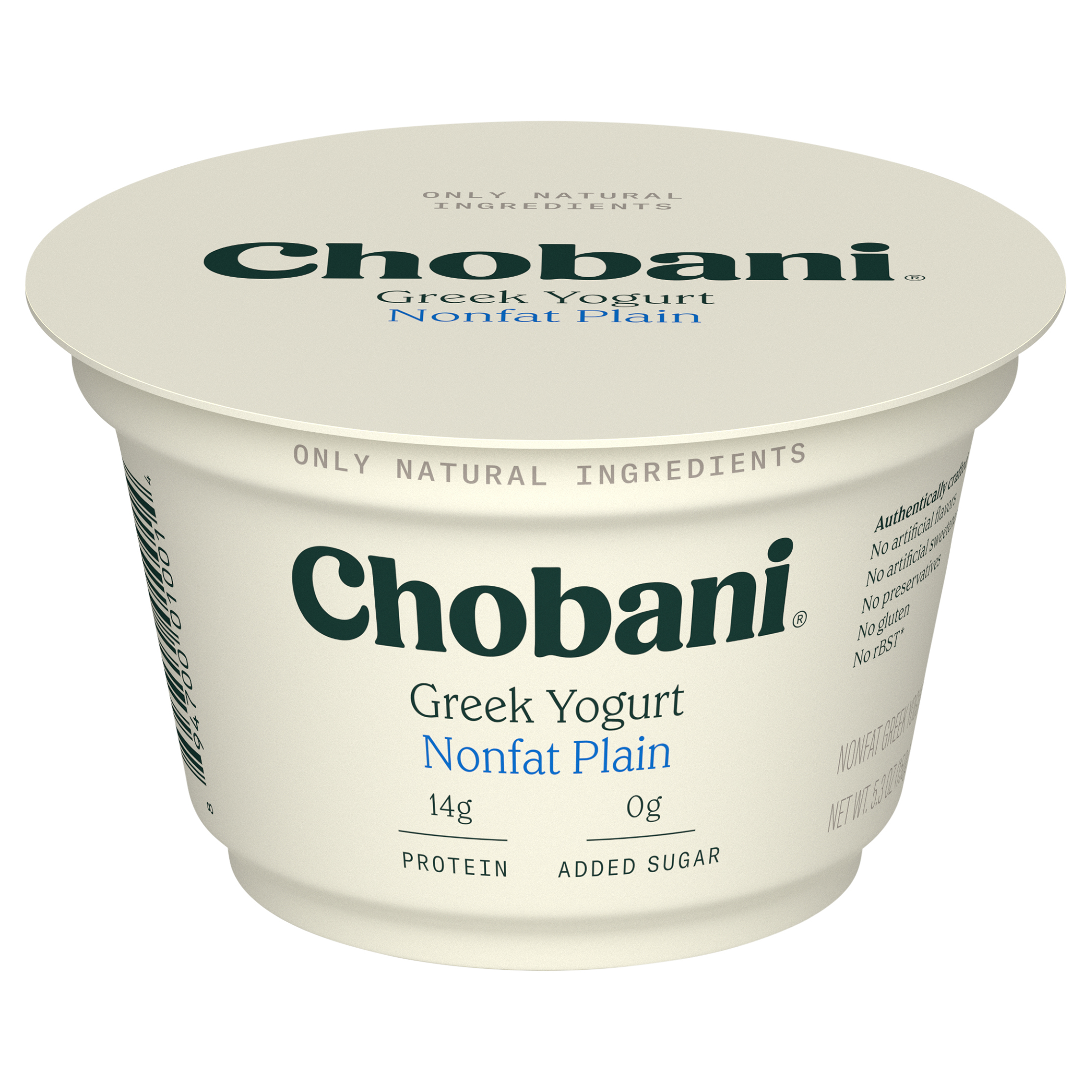 Yogurt, Greek, Nonfat, Plain
