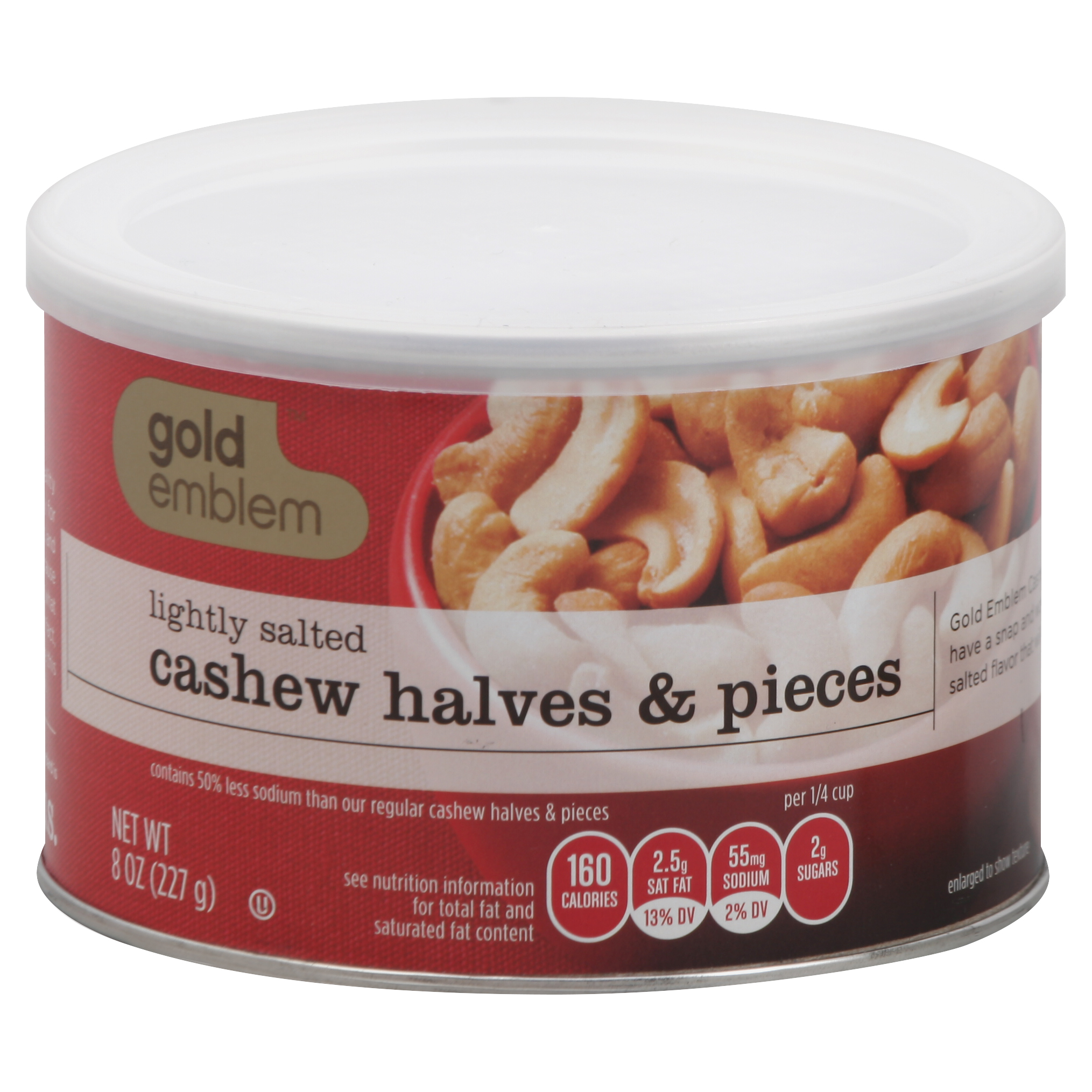Gold Emblem Cashews 8 Oz