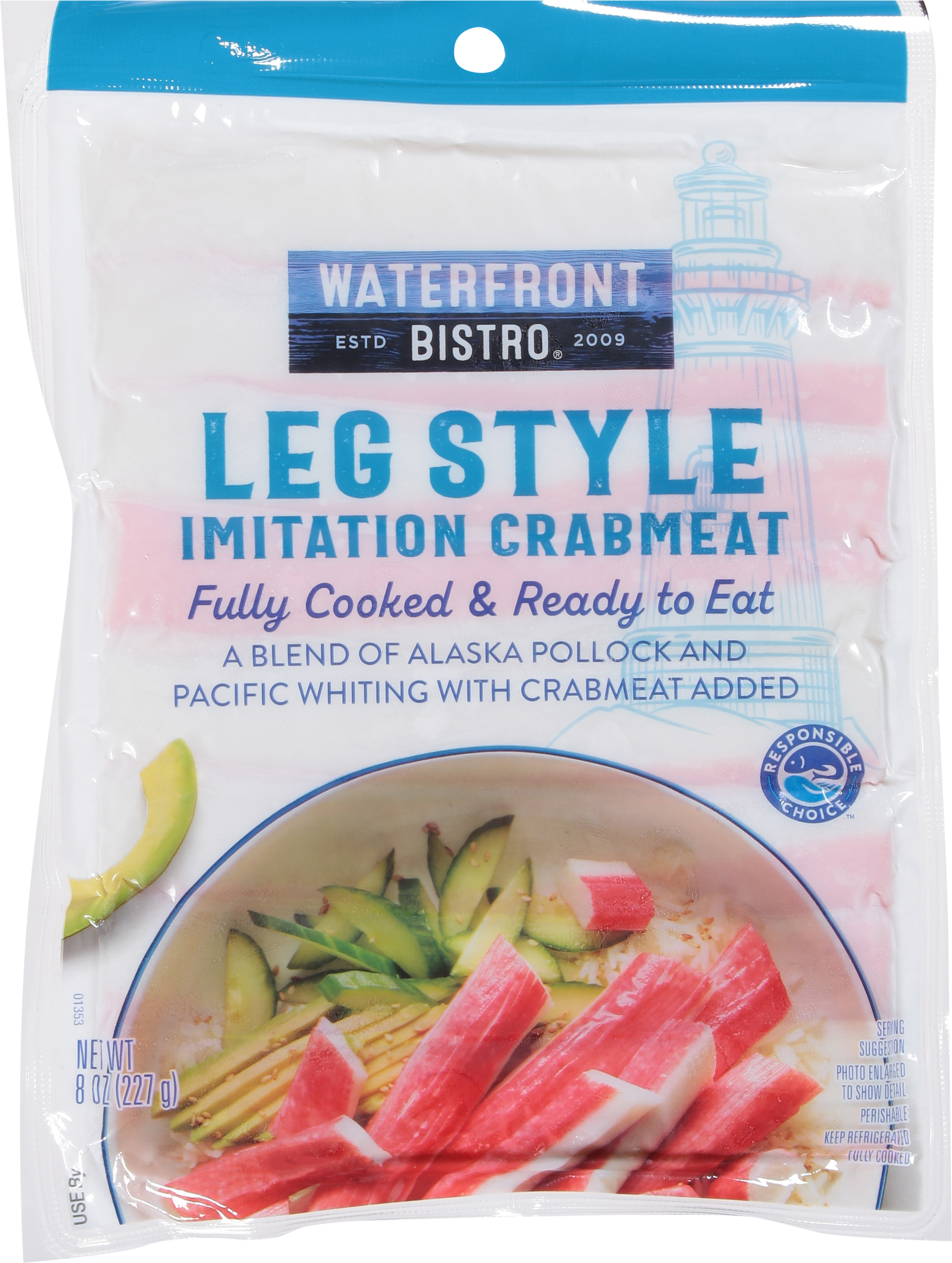 Crabmeat, Imitation, Leg Style
