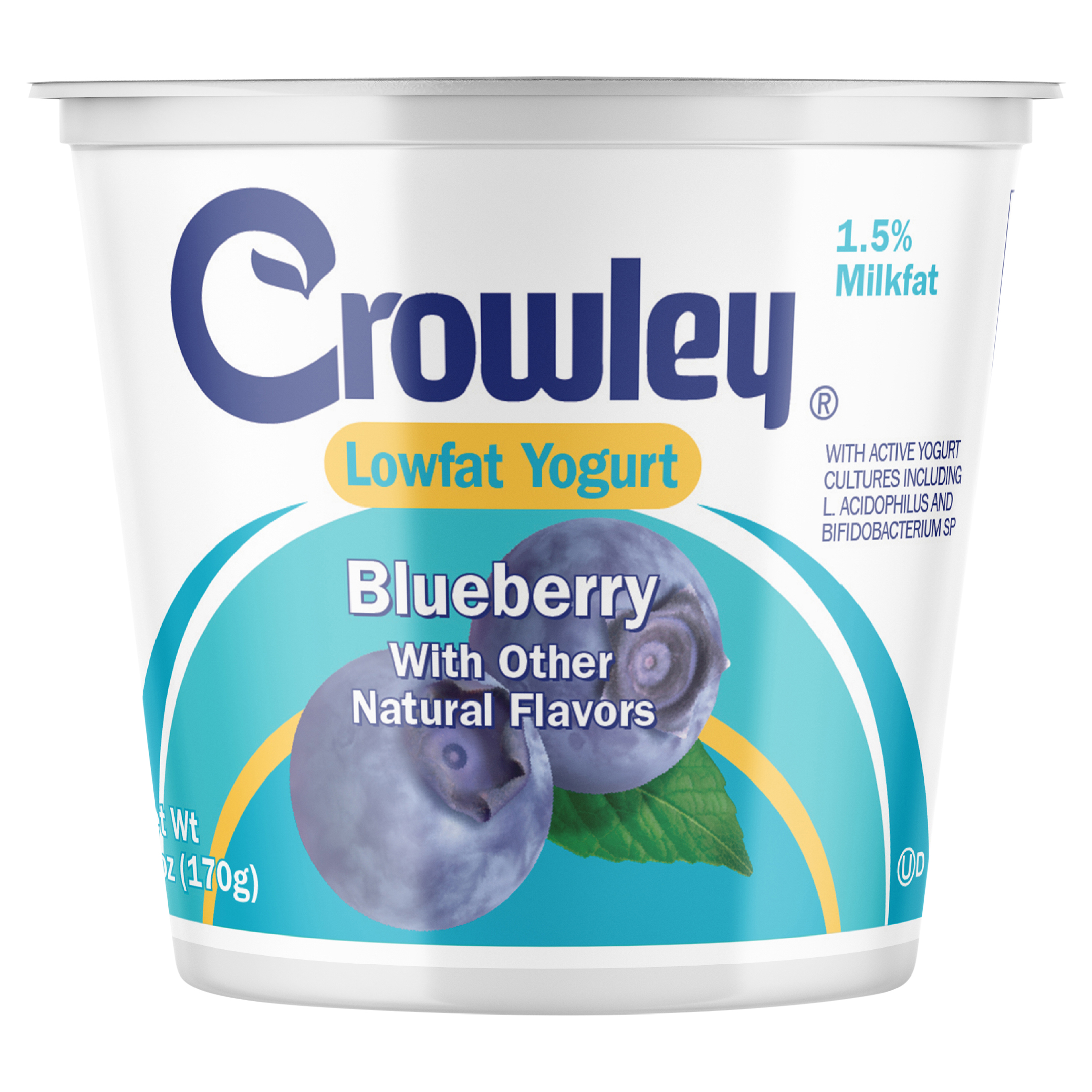 Yogurt, Lowfat, Blueberry