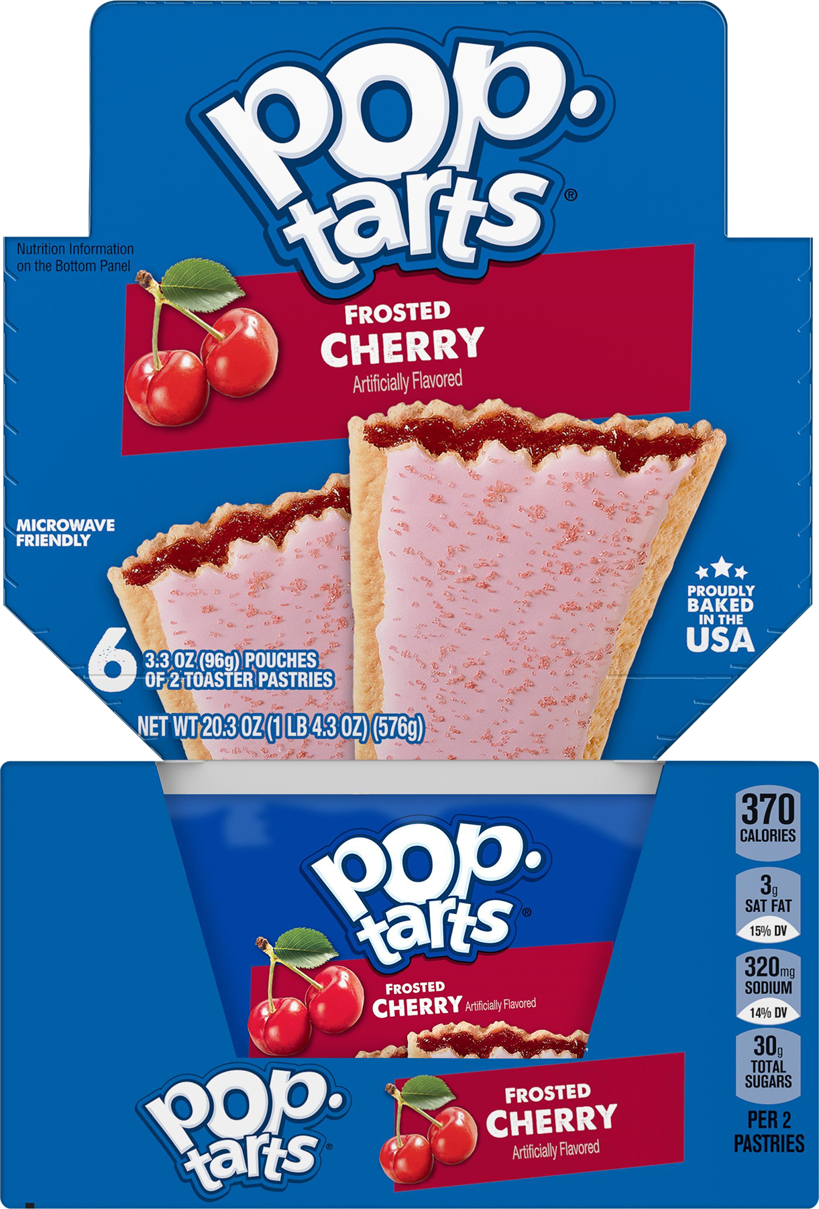 Toaster Pastries, Cherry, Frosted
