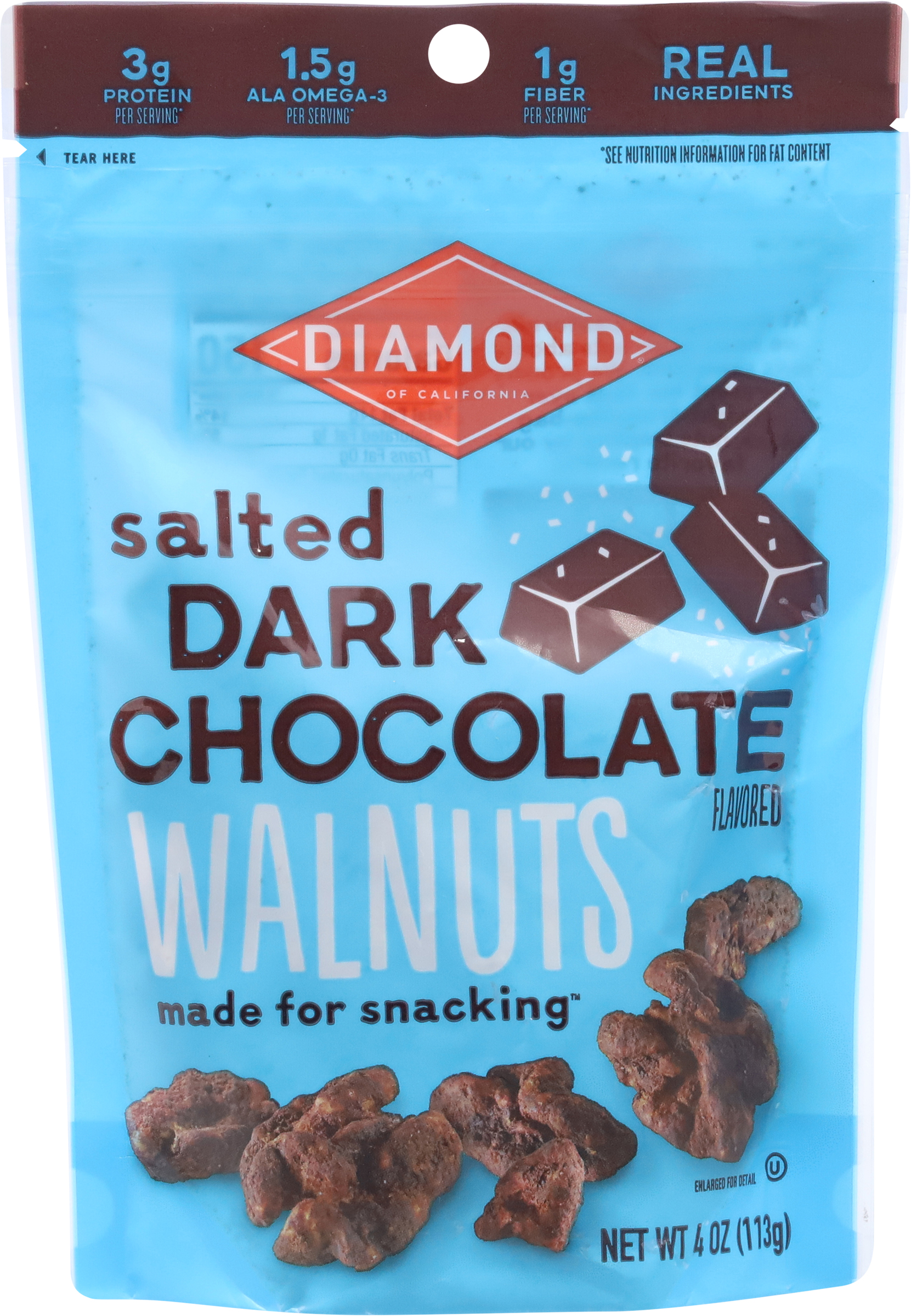 Walnuts, Dark Chocolate Flavored, Salted