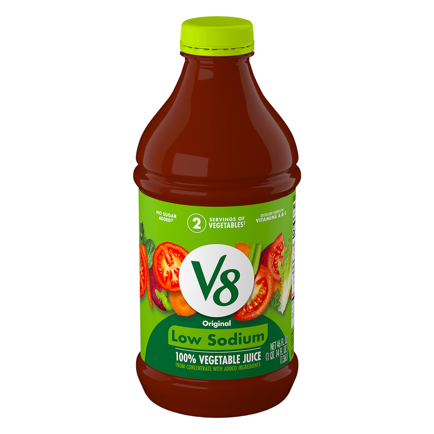 100% Vegetable Juice, Low Sodium, Original