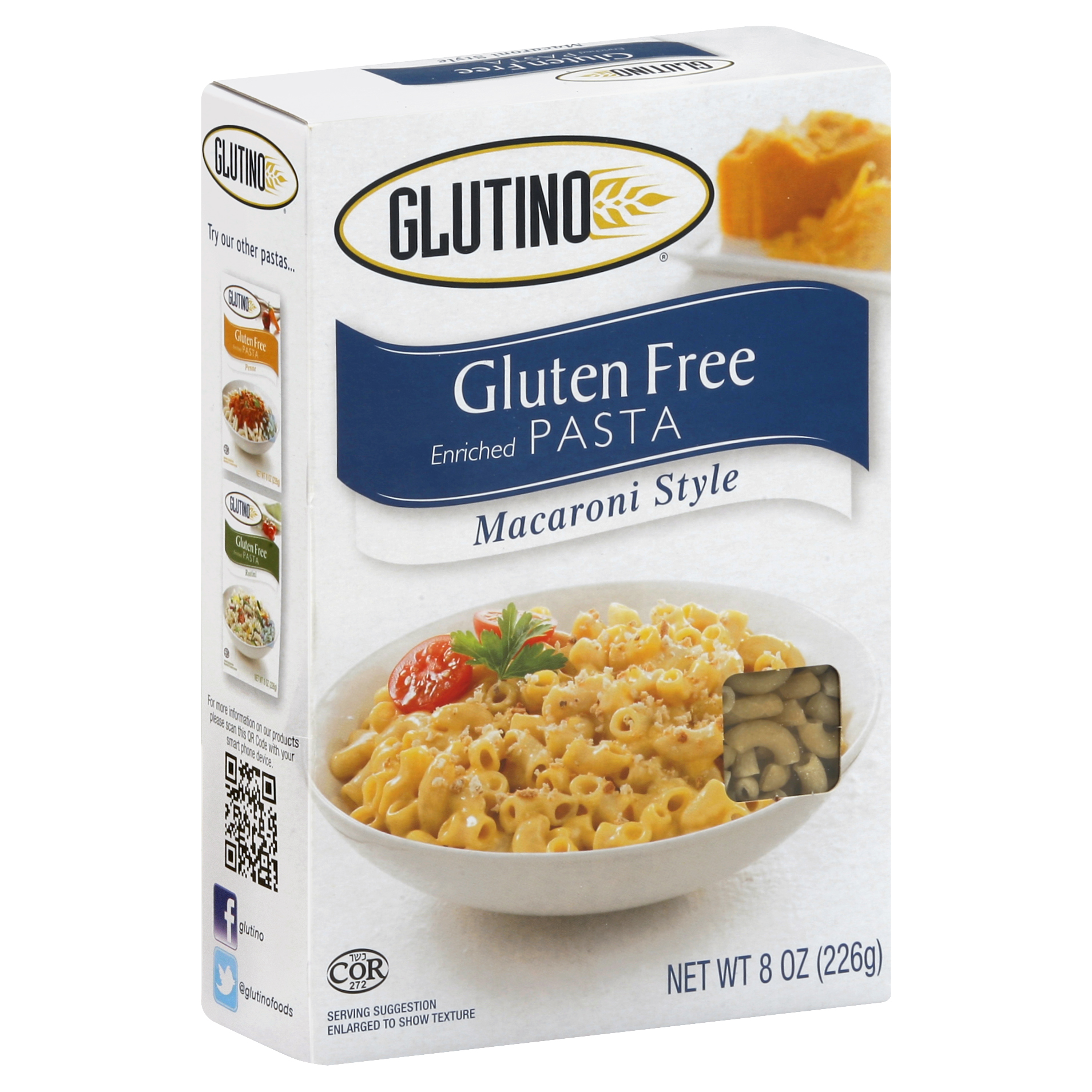 Glutino Macaroni 8 Oz