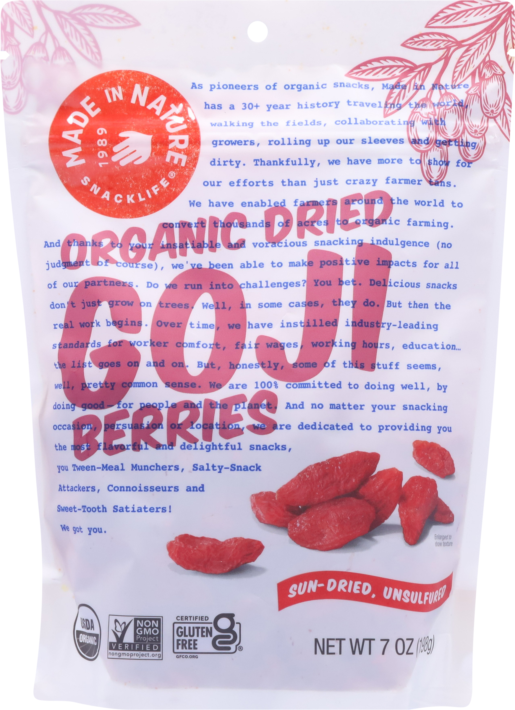 Goji Berries, Dried, Organic