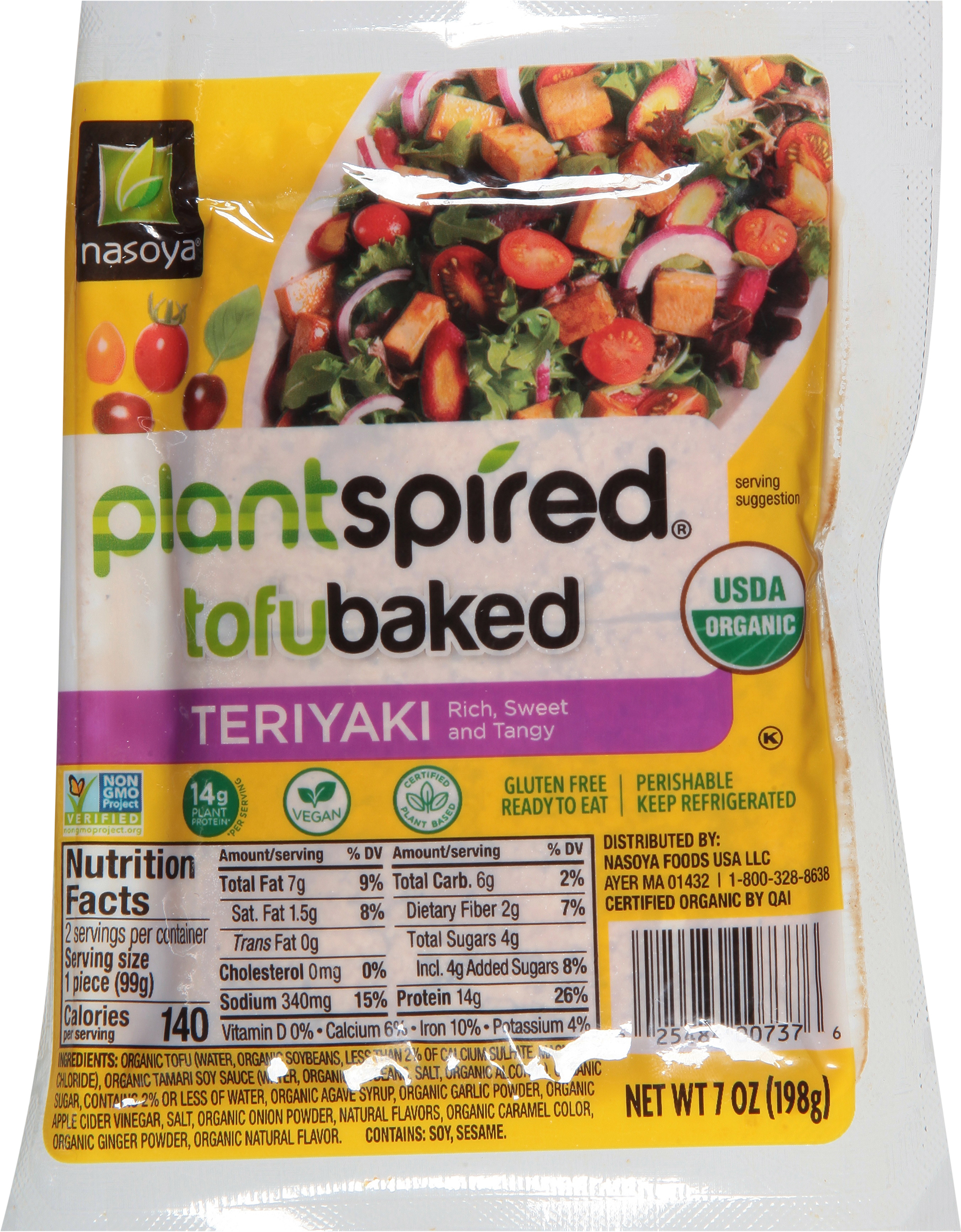 Tofu Baked, Teriyaki