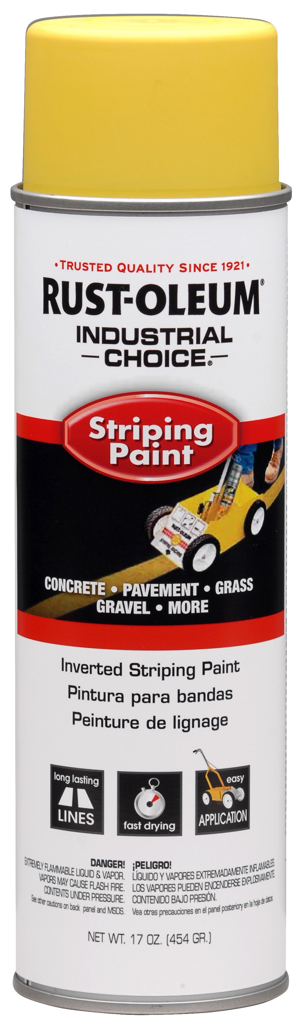 Rust-Oleum Yellow Inverted Marking Paint 18 oz.